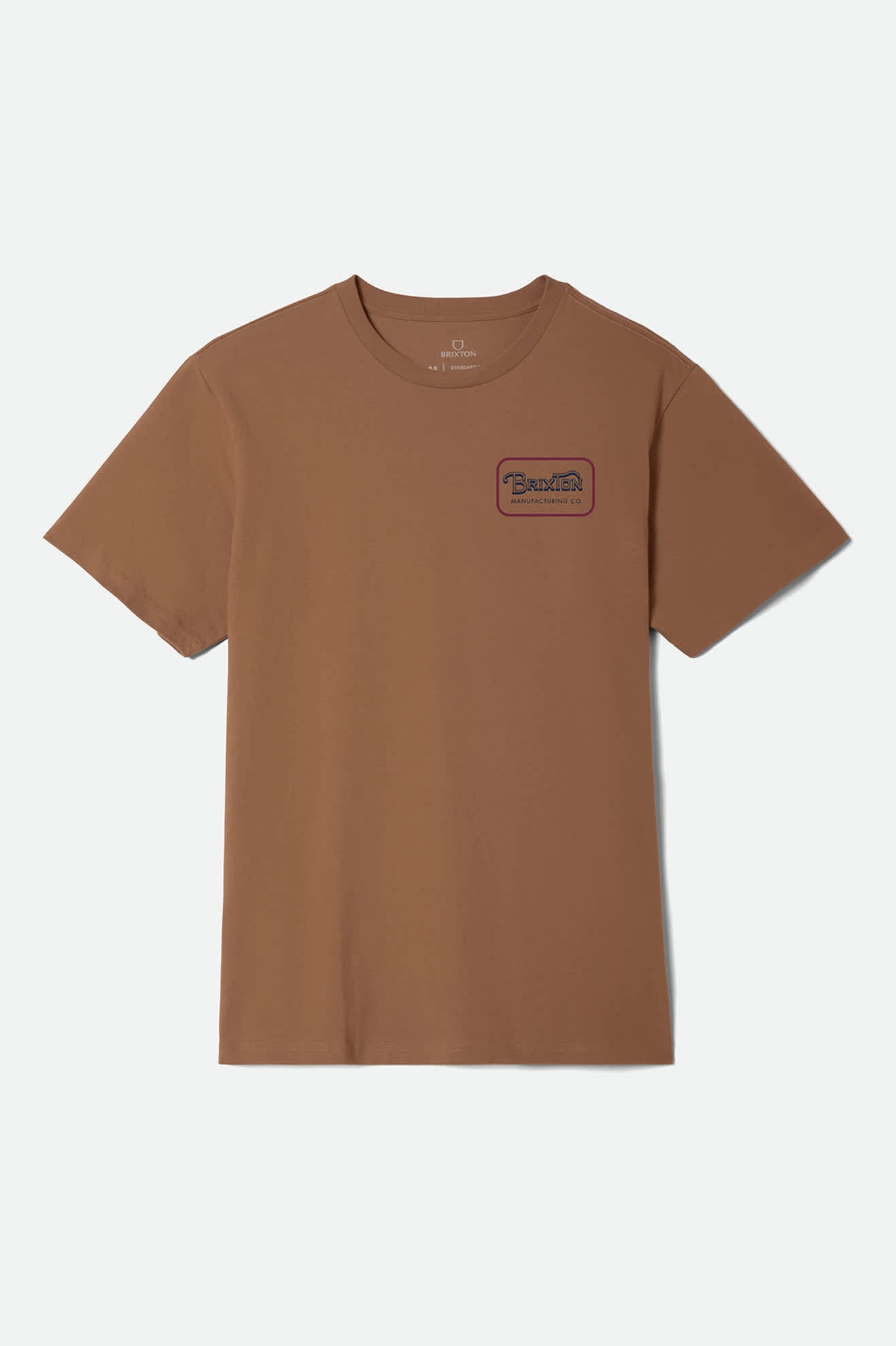 brixton-grade-t-shirt-brown-sugar-grafik-baumwolle image 1