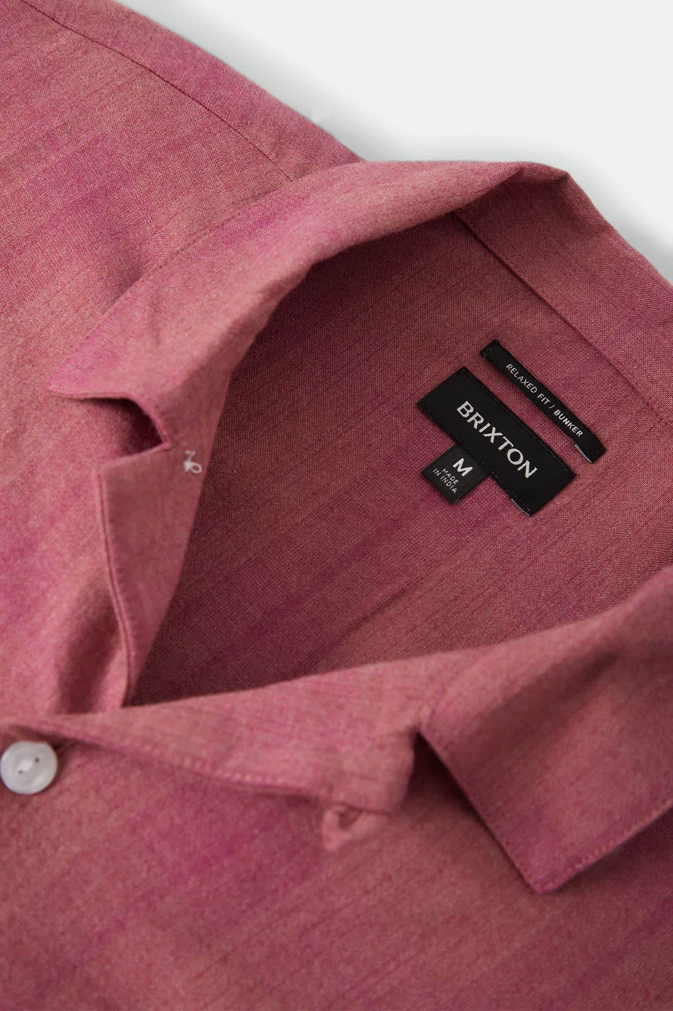 brixton-century-shirt-kurzarmhemd-pink-shadow-plaid-viskose image 8
