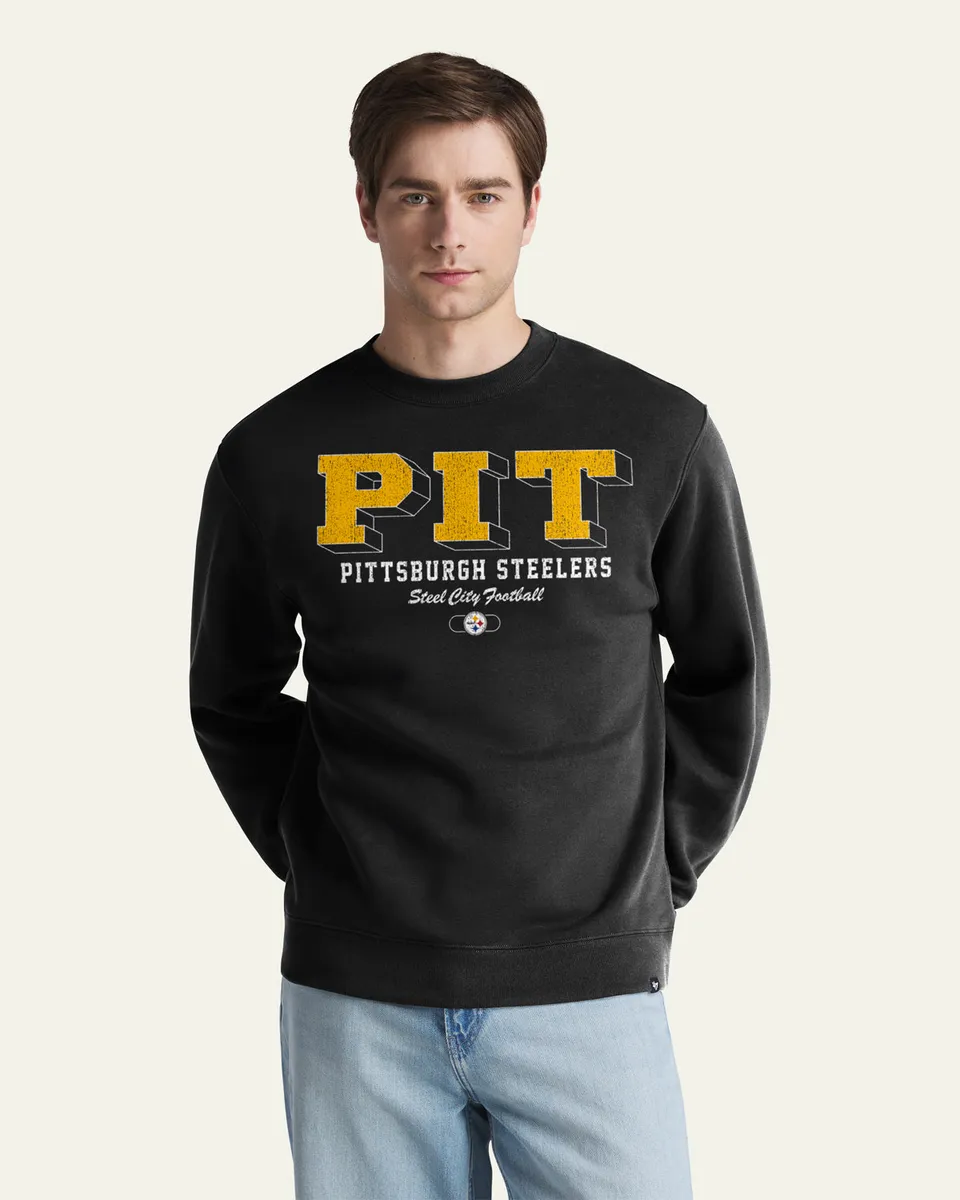 47-headline-crew-steelers-standing-tall-sweatshirt-schwarz-herren image 1
