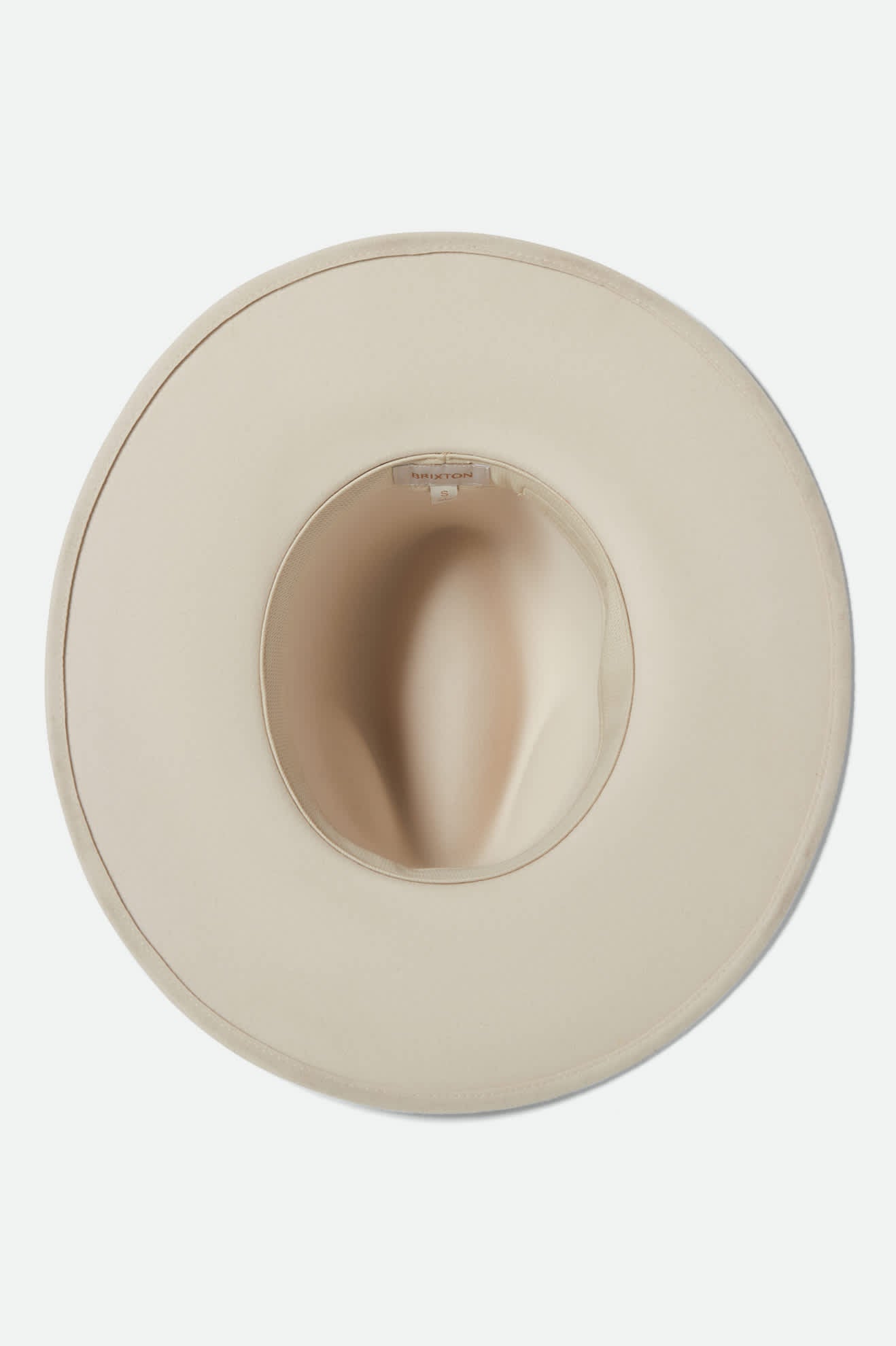 brixton-layton-comfort-fedora-filzhut-dove-sand-wolle image 3