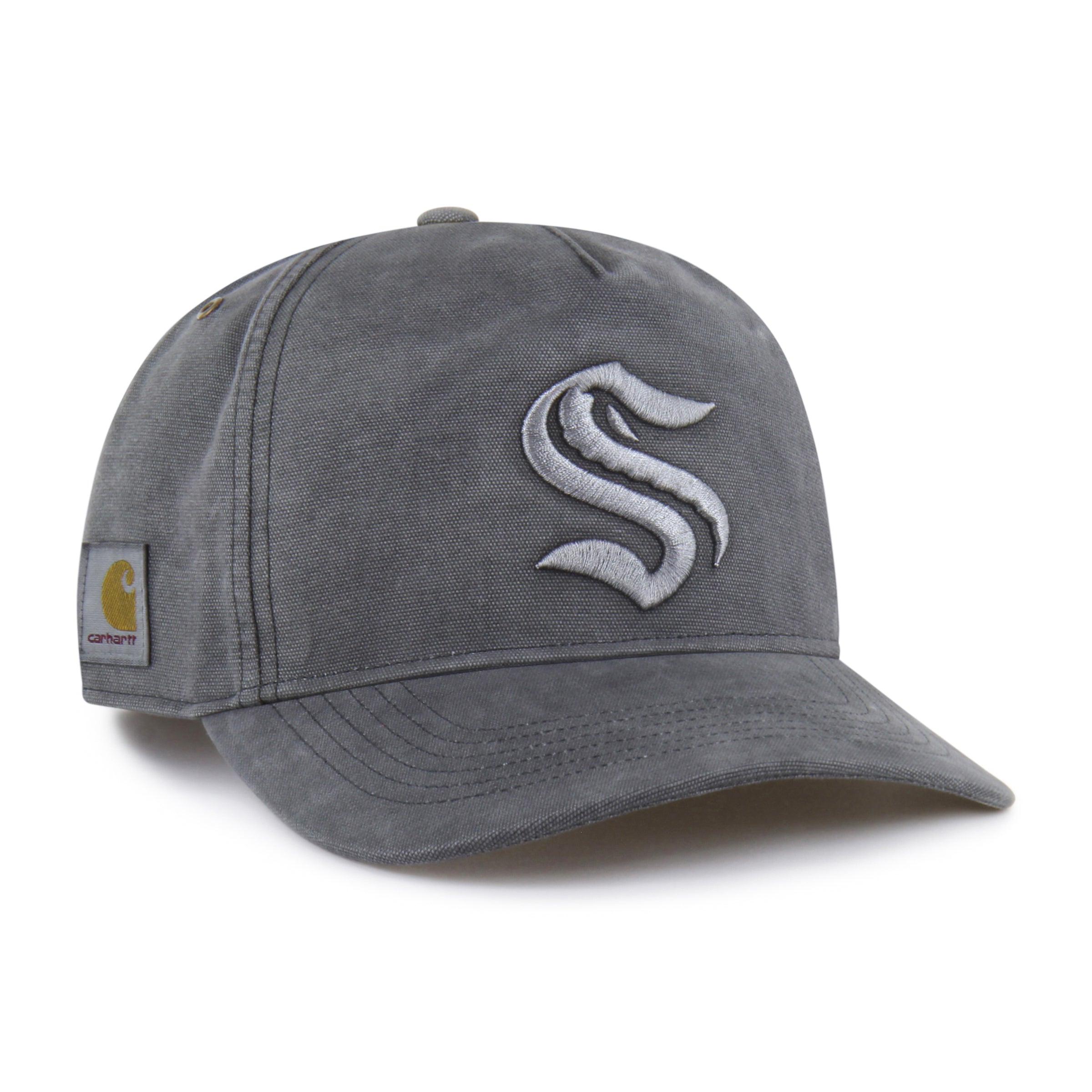 47-hitch-seattle-kraken-cap-carhartt-shadow-snapback image 1