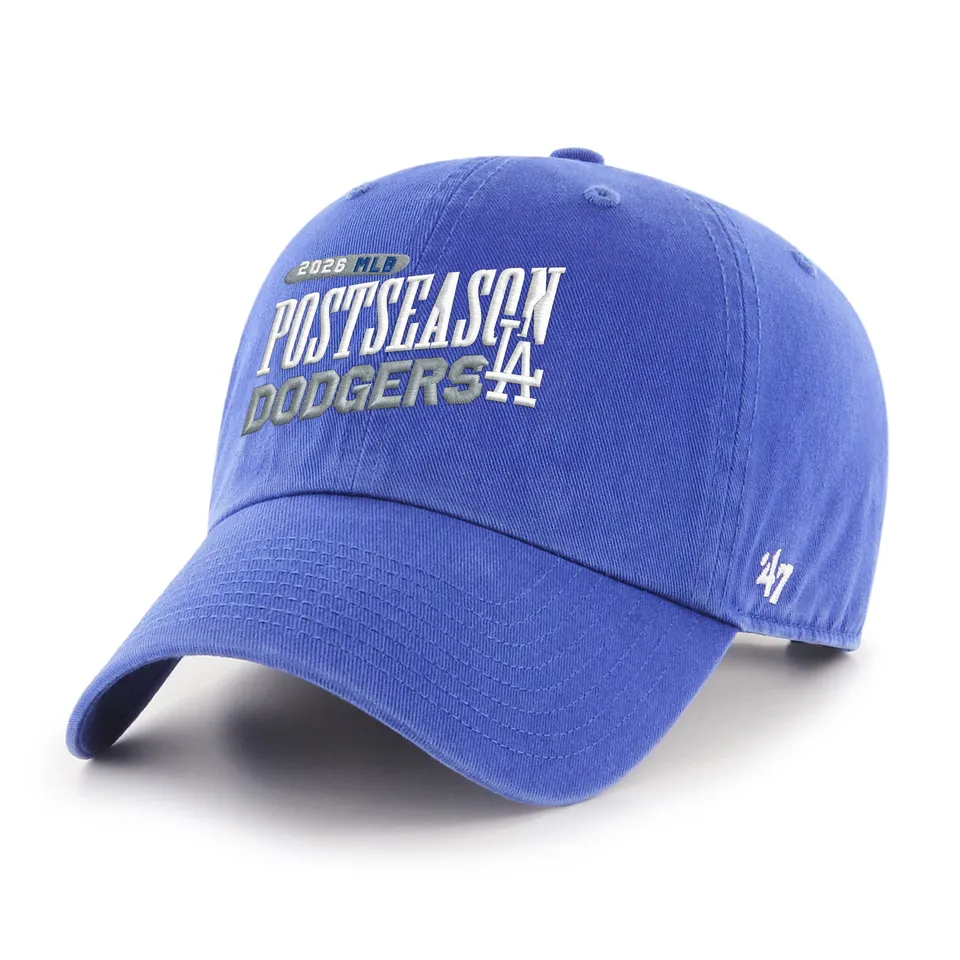 47-clean-up-los-angeles-dodgers-playoff-cap-royal image 1