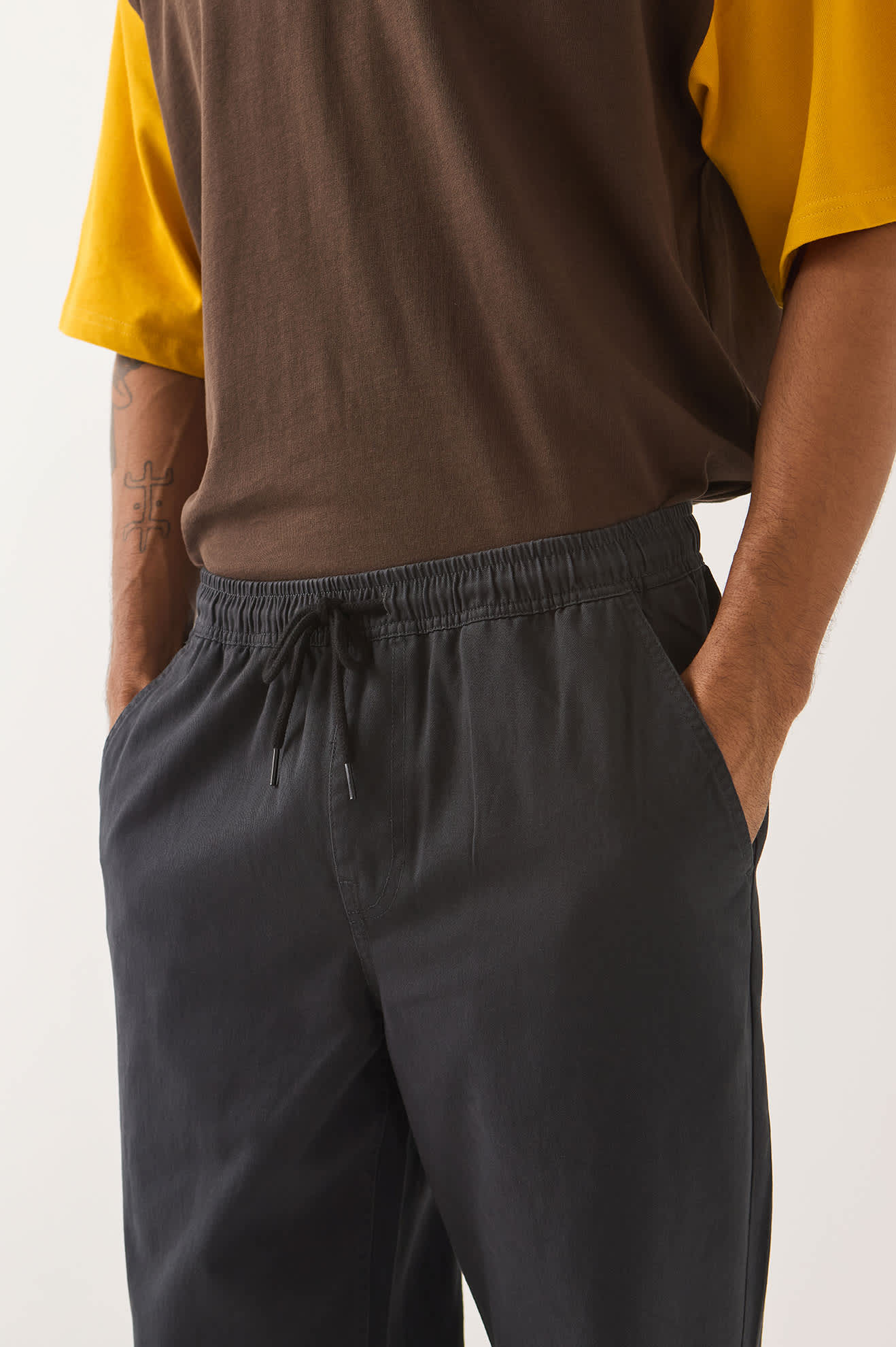 brixton-everyday-e-waist-pant-hose-schwarz-herren image 6