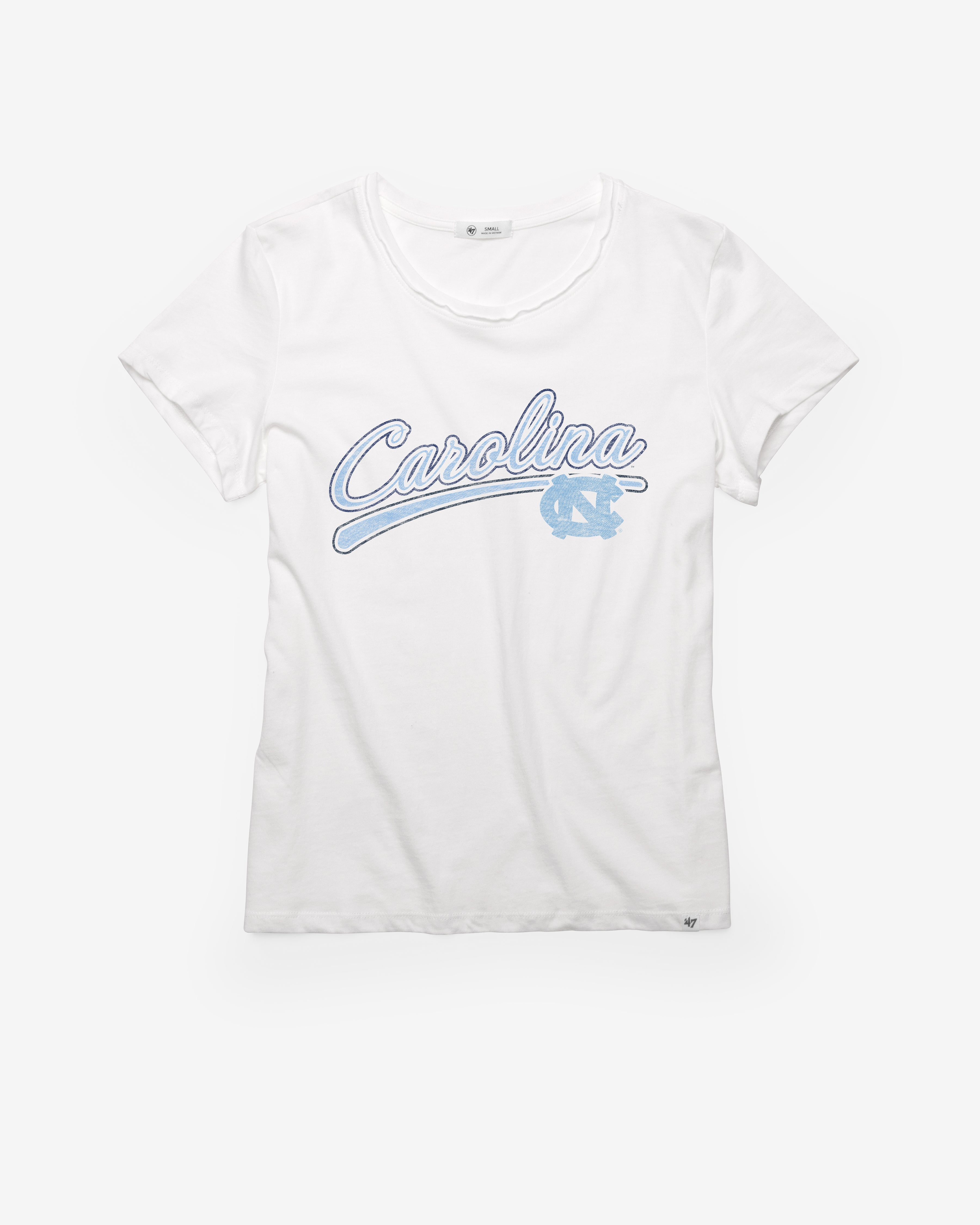 47-brand-frankie-unc-believer-t-shirt-damen-white-wash image 1
