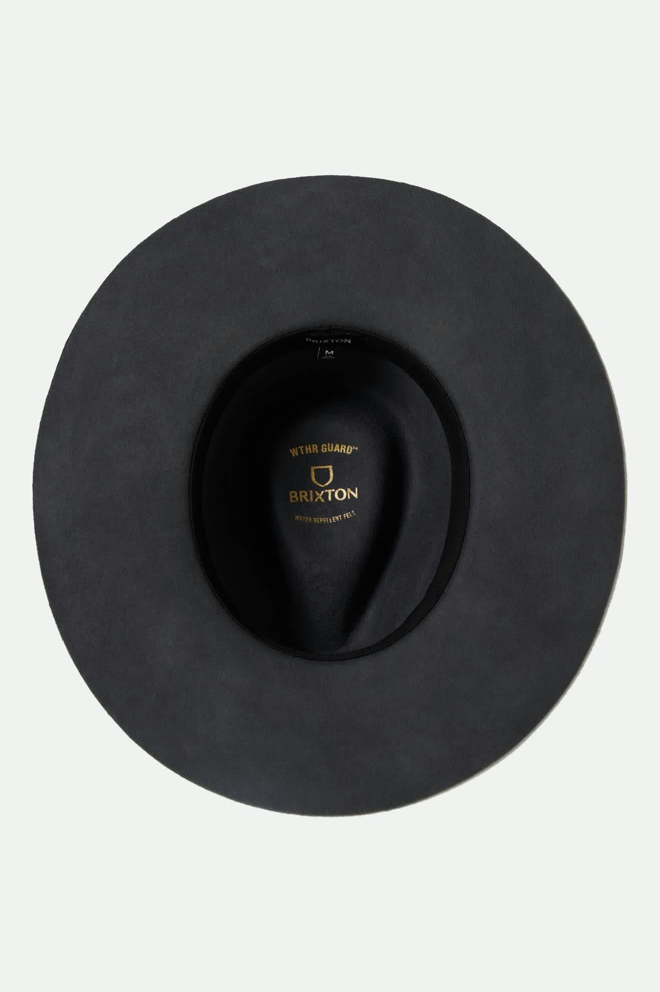 brixton-hawkins-wthr-guard-cowboyhut-asphalt-brown-wollfilz image 8