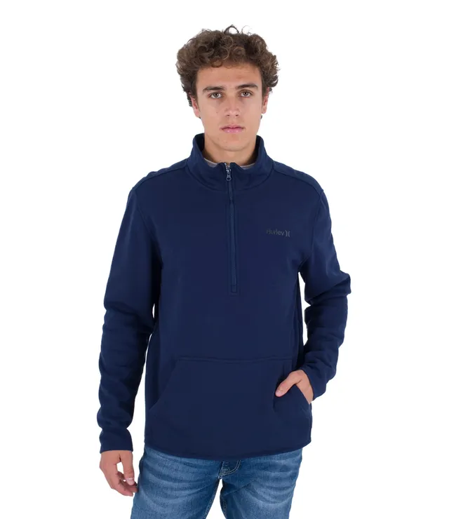 hurley-o-o-track-fleece-sweatshirt-schwarz-gr-m image 1