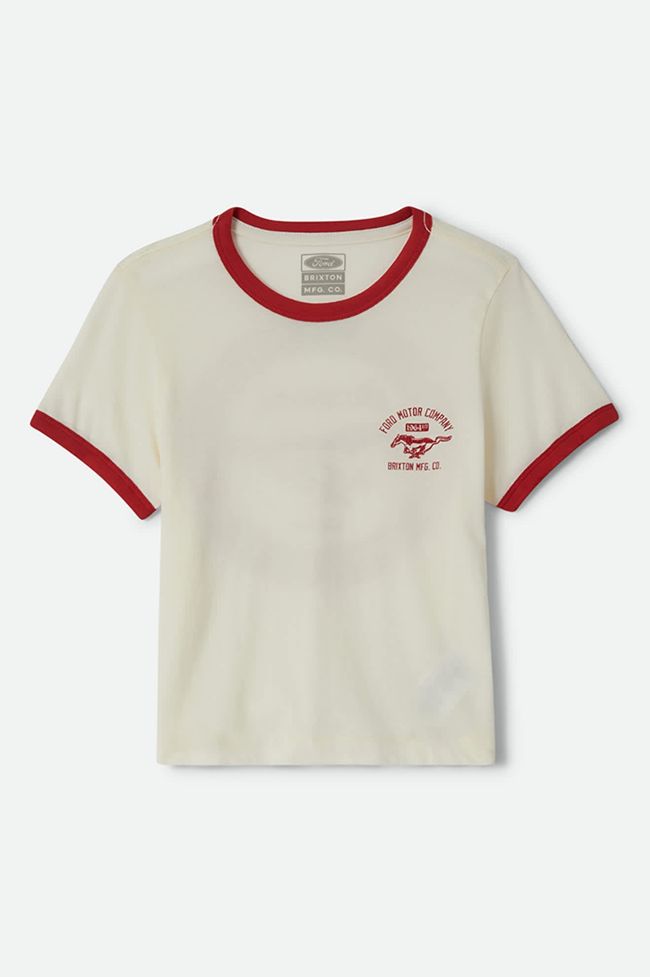 brixton-ford-mustang-baby-ringer-t-shirt-wei image 2