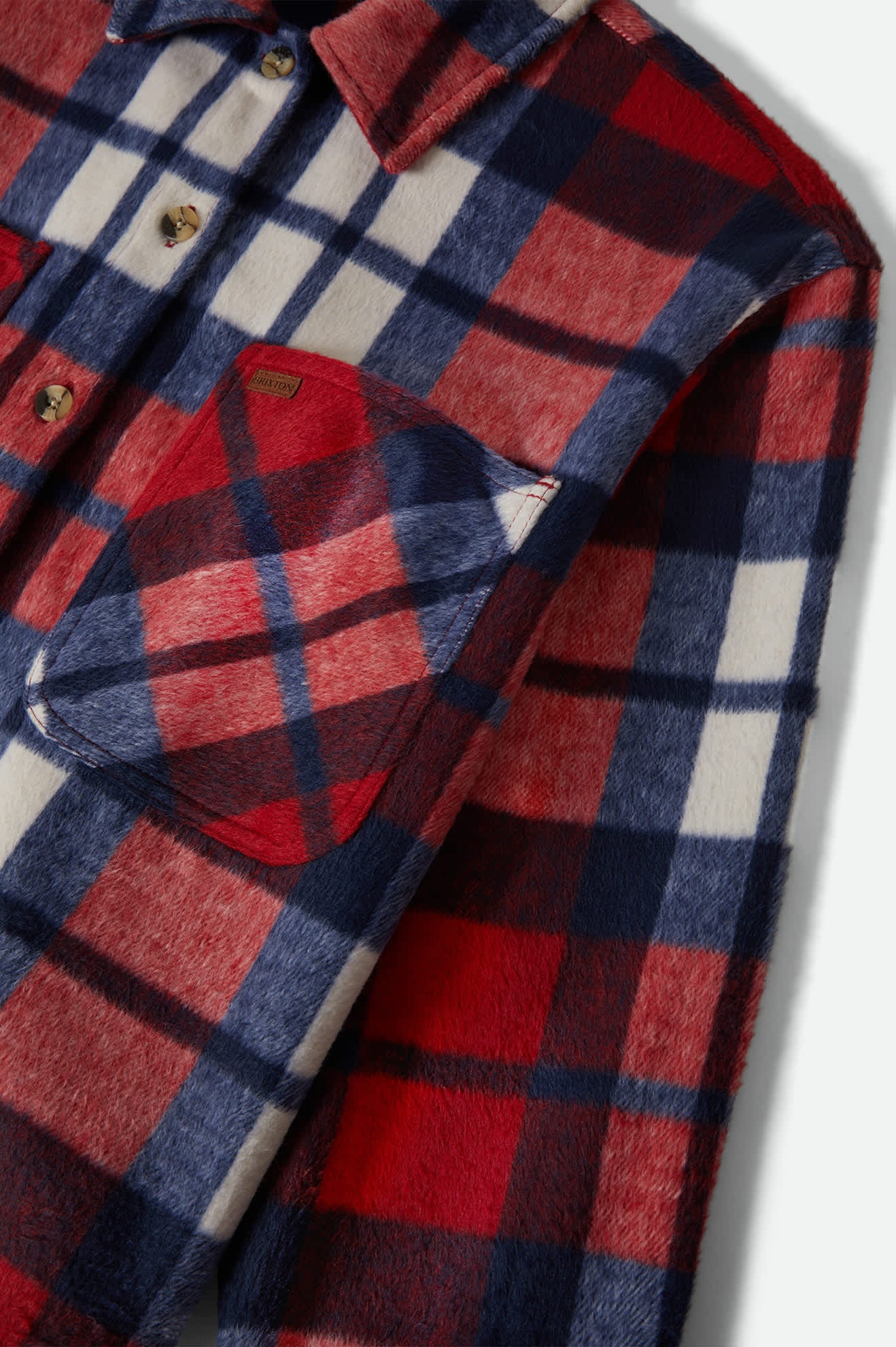 brixton-bowery-flanellhemd-damen-navy-kariert image 7