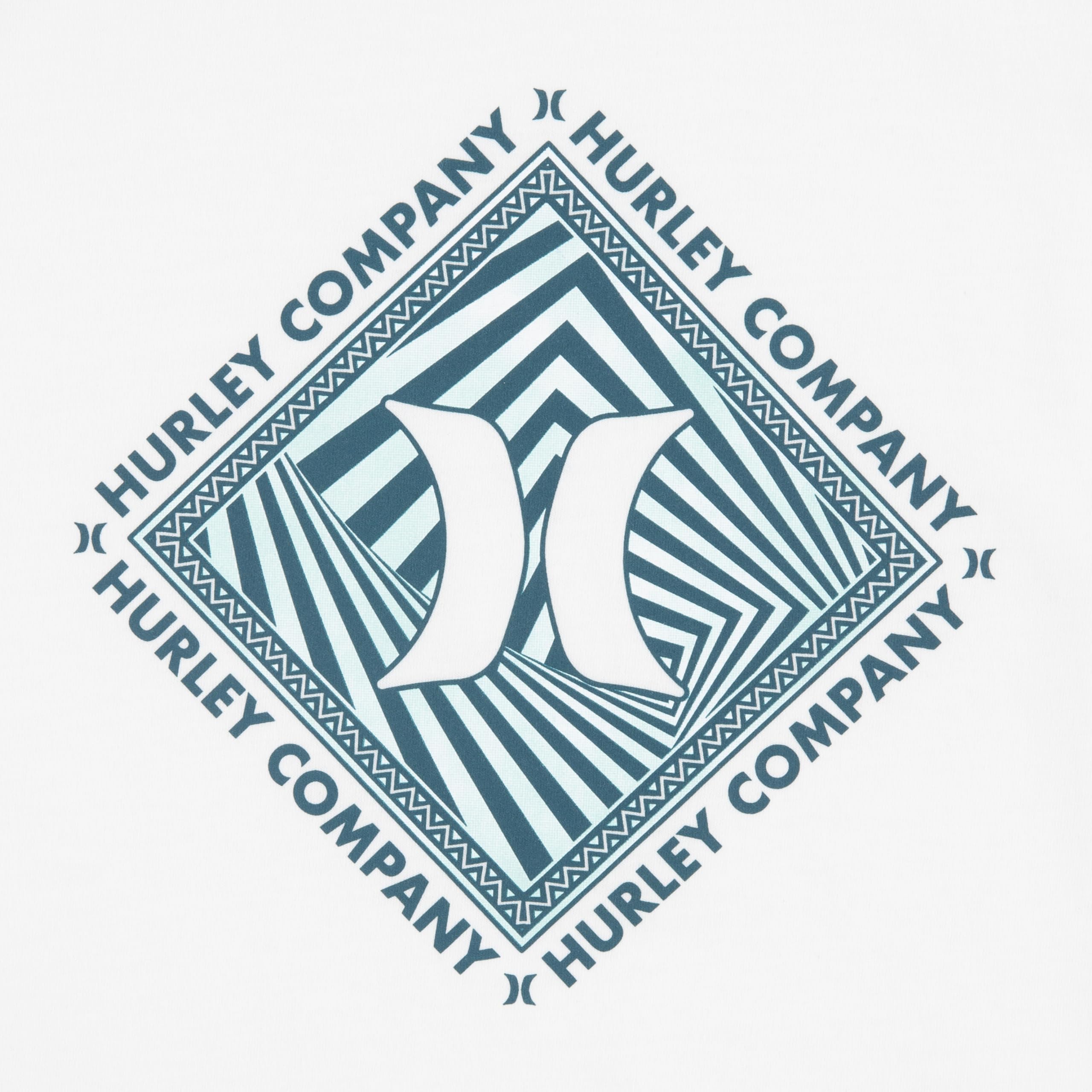 hurley-89057-grafik-t-shirt-jungen-gr-8-10-jahre-kurzarm image 3