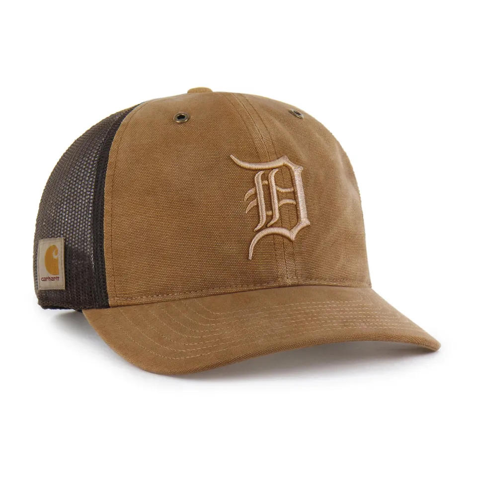 47-brand-detroit-tigers-carhartt-trucker-cap-braun-osf image 1