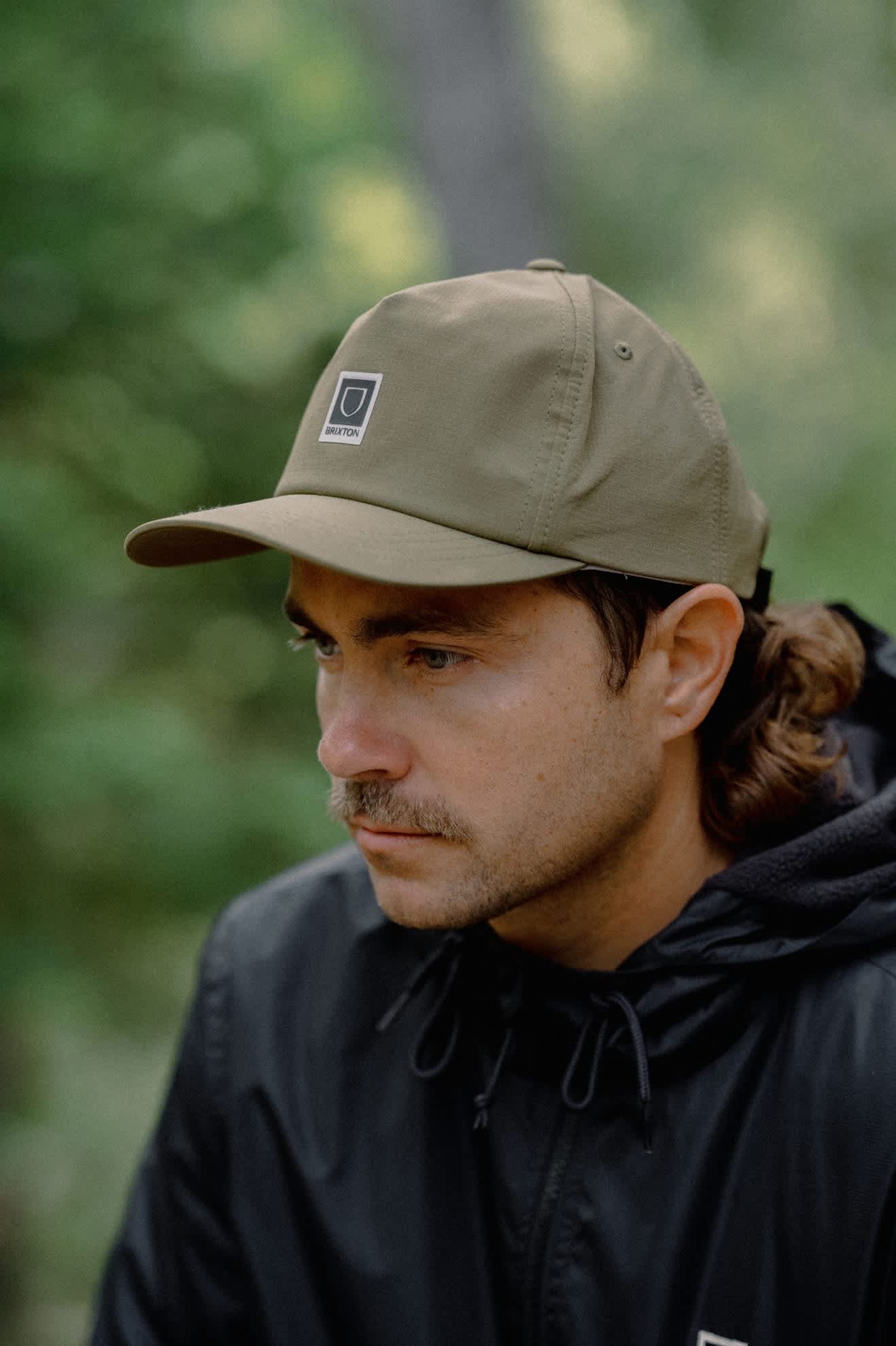 brixton-beta-journey-adjustable-cap-dark-olive image 2