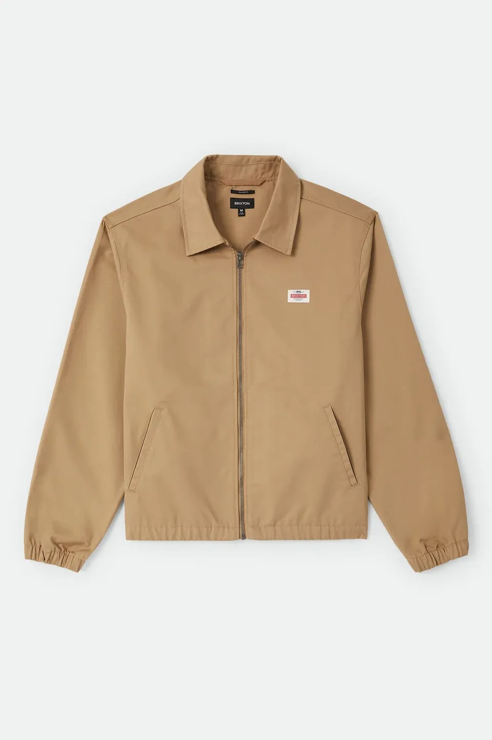 brixton-trademark-garage-zip-jacke-british-khaki image 1
