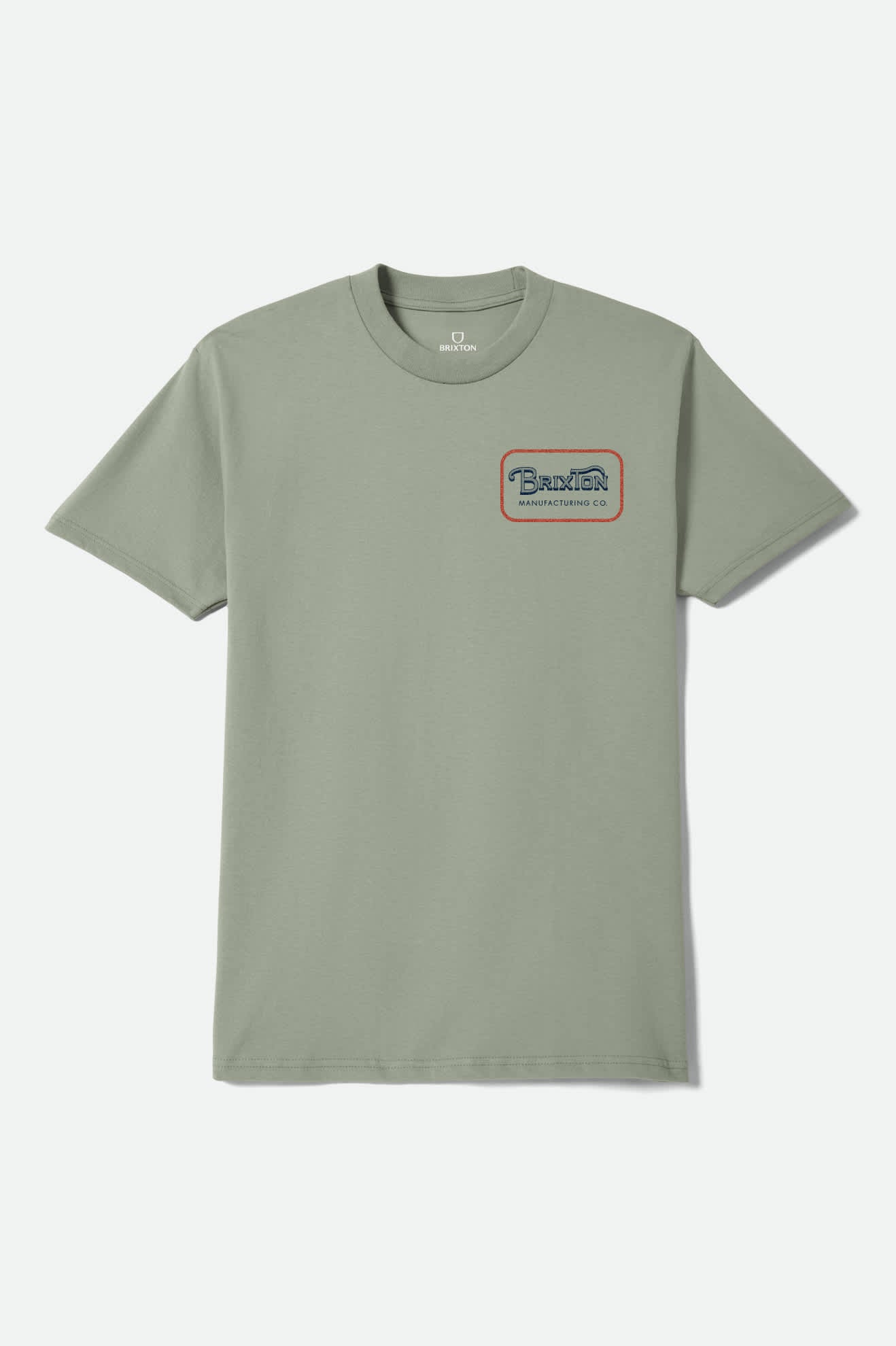 brixton-grade-t-shirt-desert-green-print-baumwolle image 2