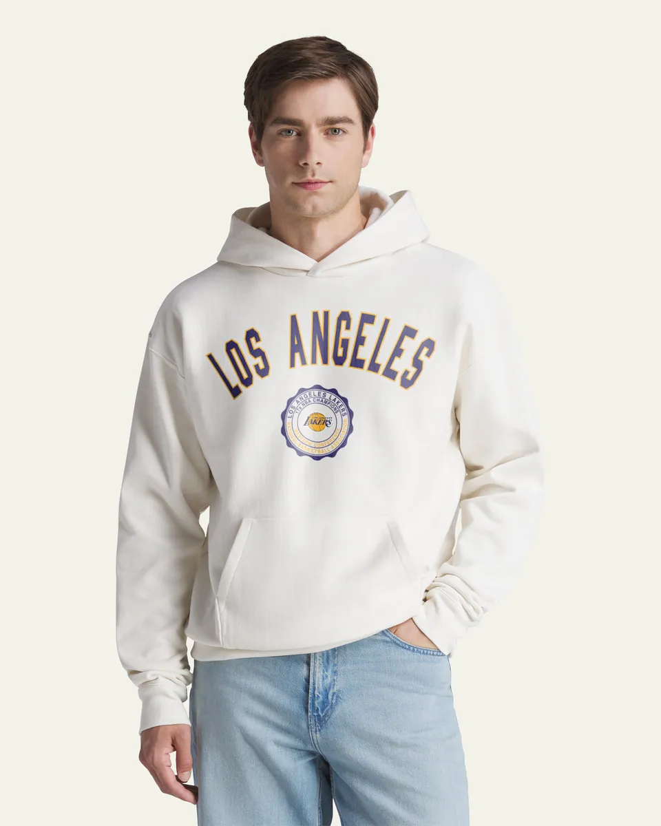 47-headline-lakers-hoodie-herren-sandstone-kapuzenpulli image 1