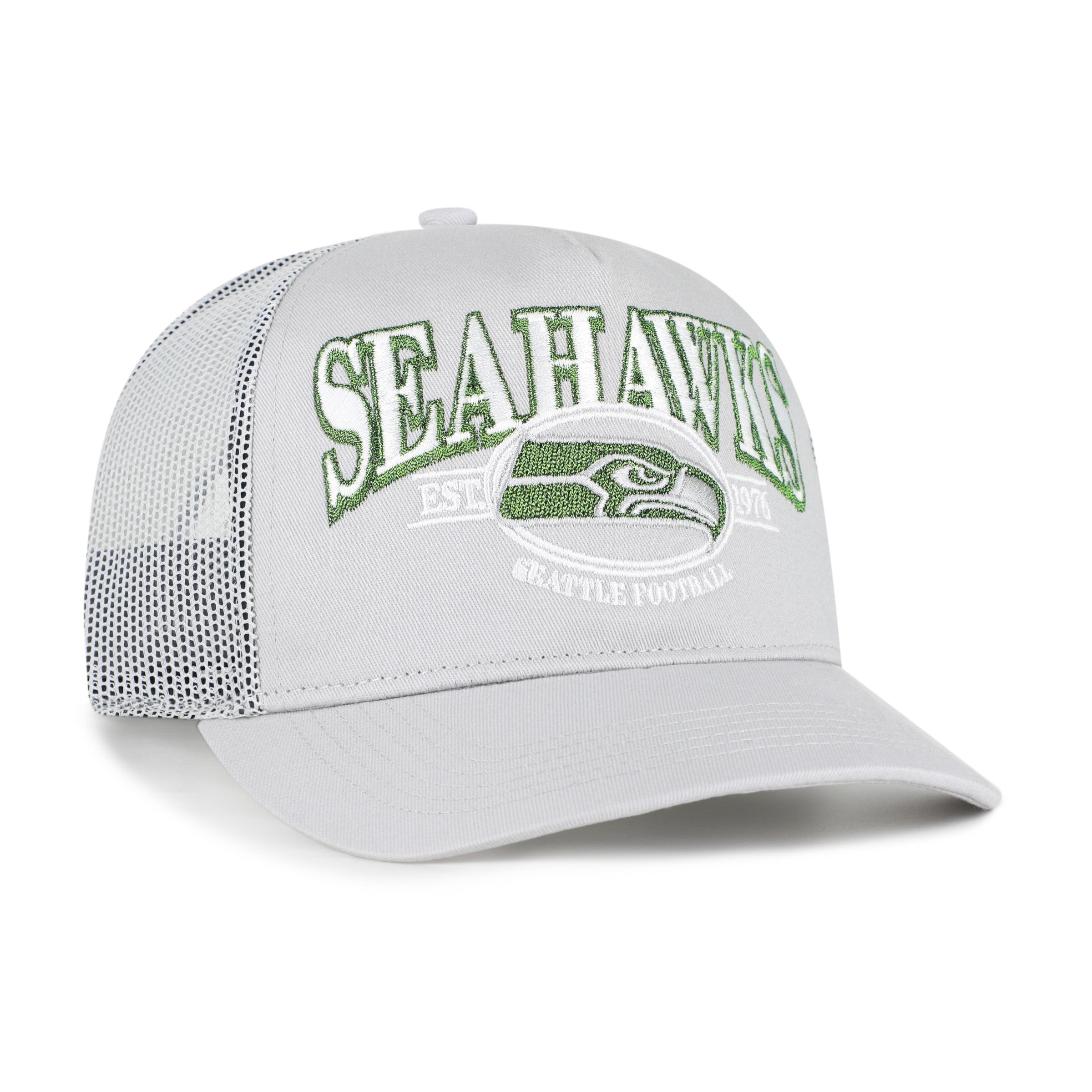 47-brand-hitch-seattle-seahawks-rivalry-deluxia-cap-grau-snapback image 3