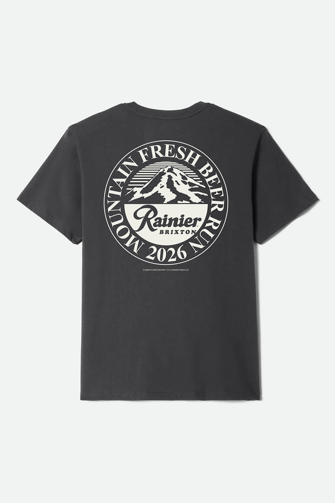 brixton-rainier-beer-run-t-shirt-schwarz-baumwolle image 2