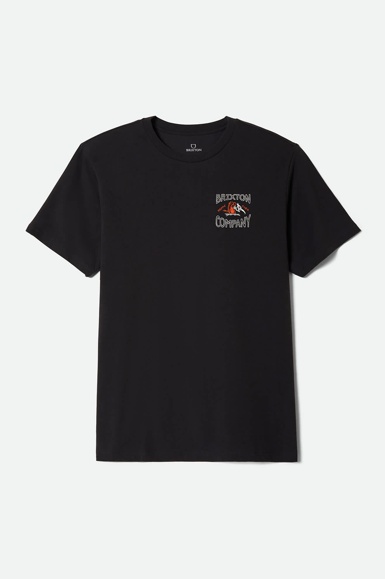 brixton-outta-t-shirt-schwarz-herren-standard-fit image 1