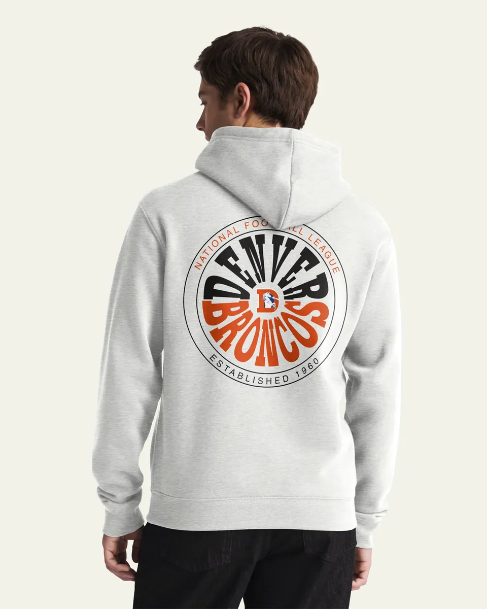 47-denver-broncos-warpstyle-hoodie-relay-grey-herren image 1