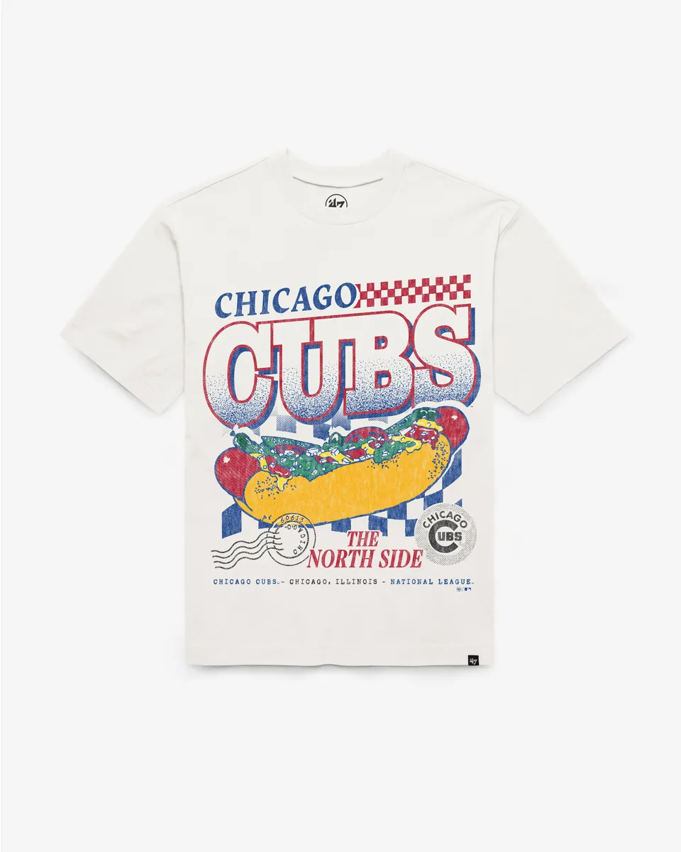 47-brand-foundation-chicago-cubs-on-the-grill-t-shirt-sandstone image 1