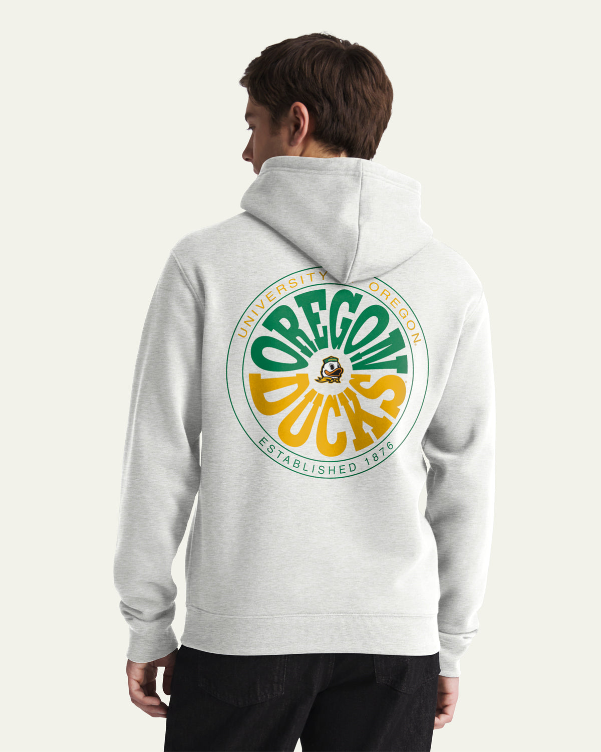 47-headline-oregon-ducks-hoodie-relay-grey-baumwolle image 1