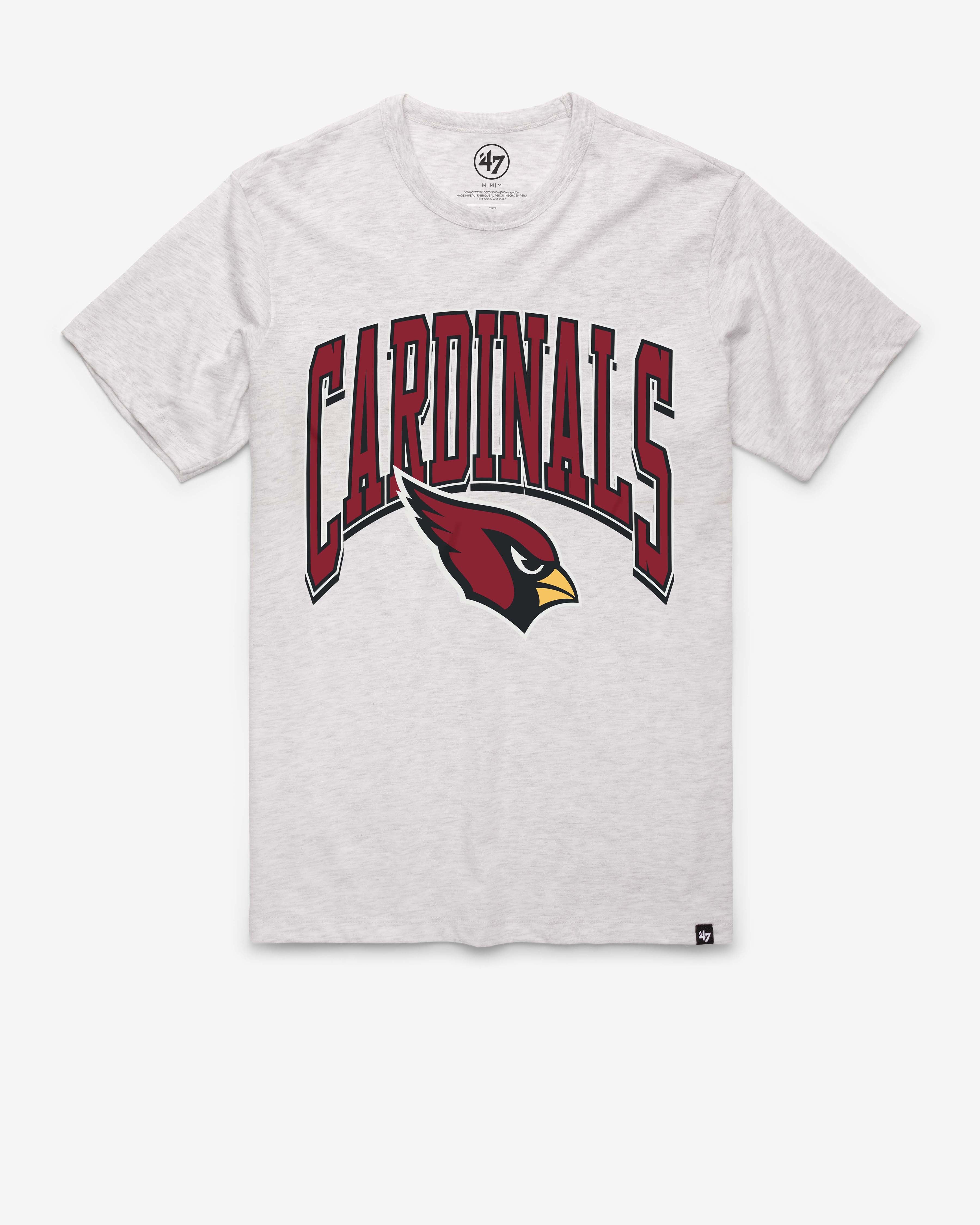 47-franklin-tee-arizona-cardinals-t-shirt-relay-grey-vintage image 1