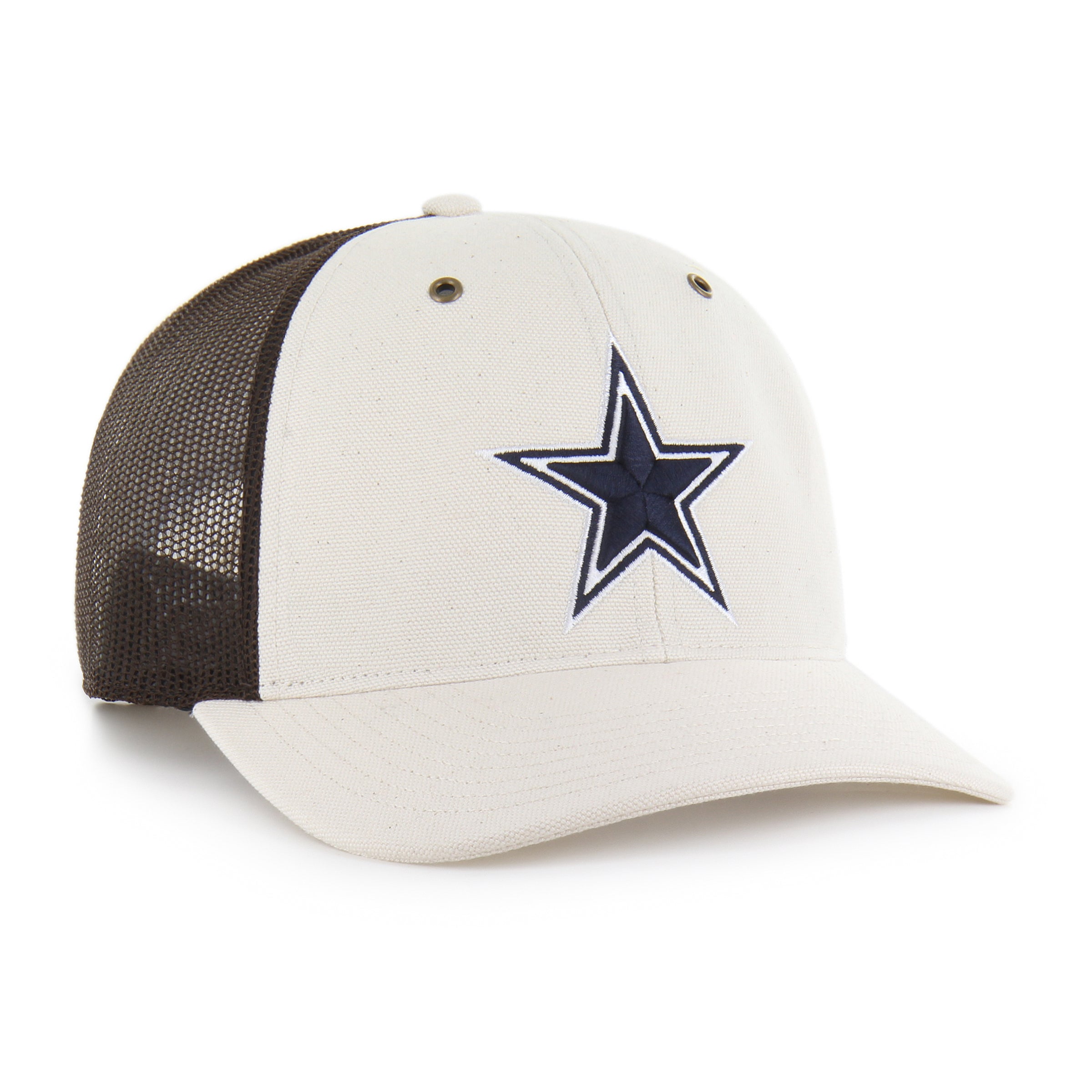 47-trucker-dallas-cowboys-carhartt-undyed-cap-natural-osf image 4