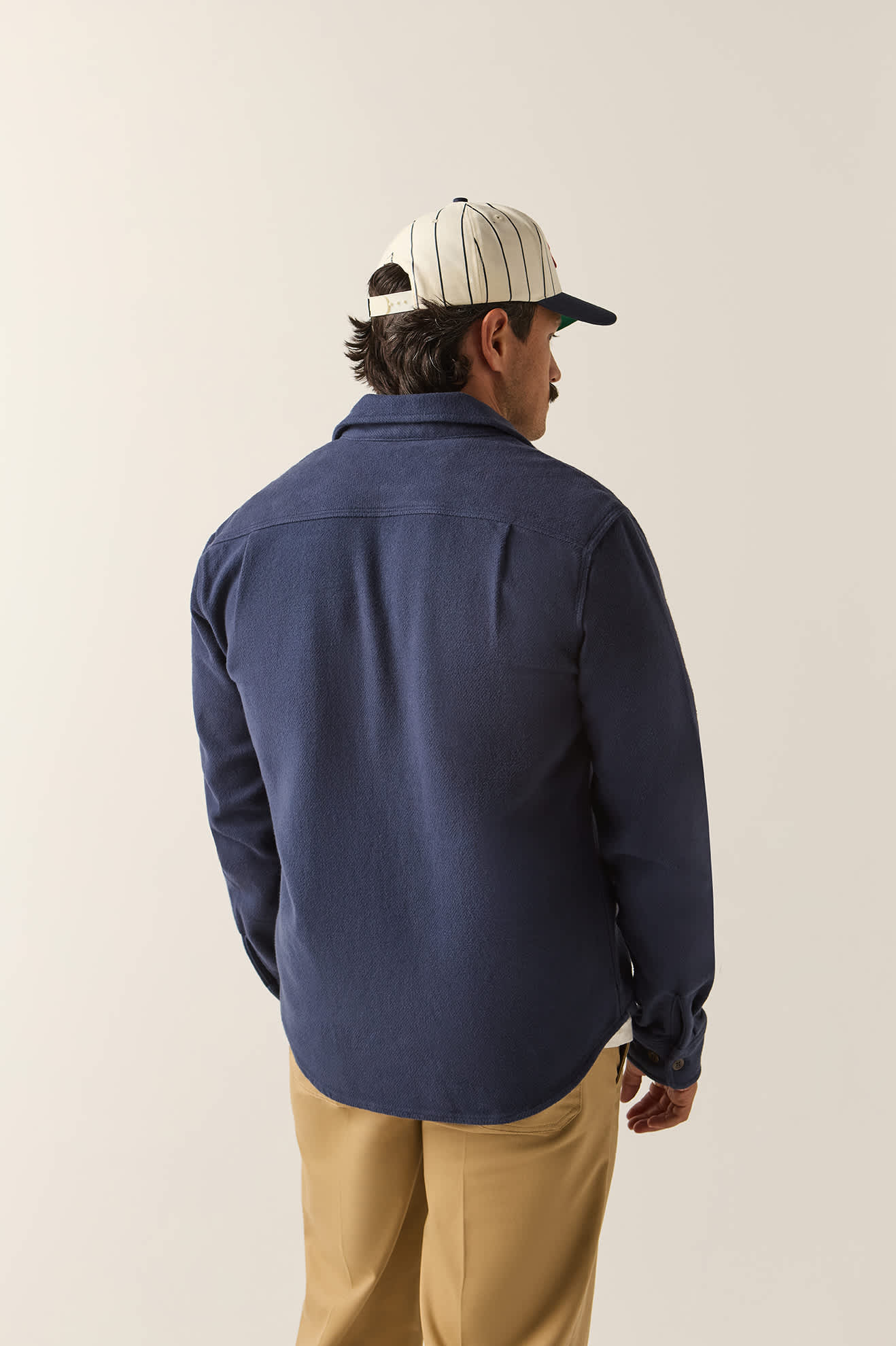 brixton-bowery-heavyweight-flanellhemd-washed-navy-wolle image 3