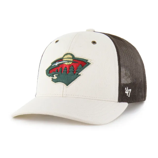 47-minnesota-wild-carhartt-trucker-cap-natural-snapback image 1