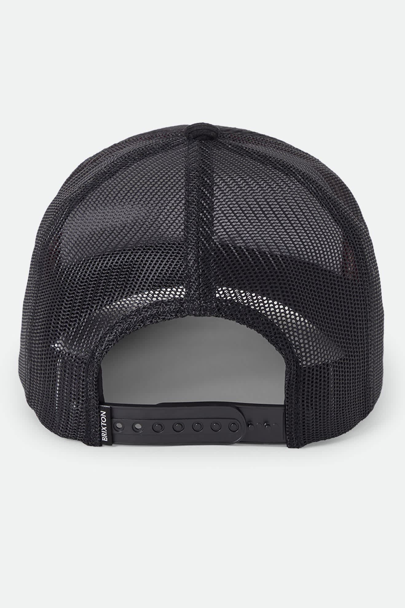 brixton-lucky-in-love-trucker-cap-schwarz-cord image 2