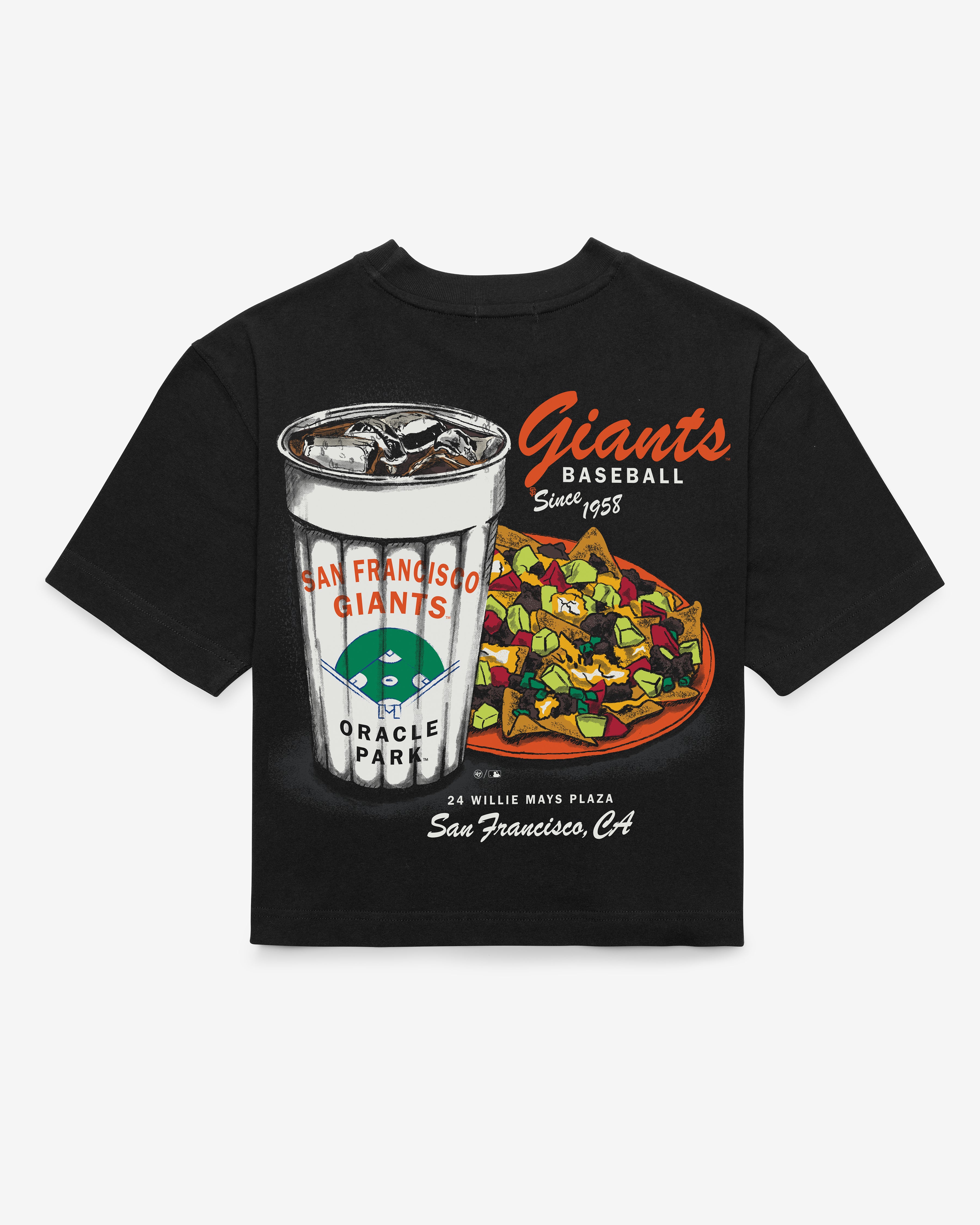 47-reed-city-sf-giants-t-shirt-flint-black-cropped-baumwolle image 3