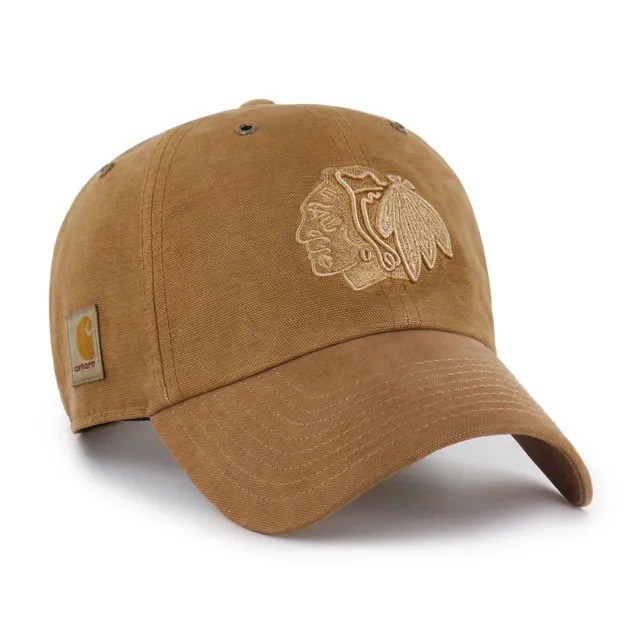 47-brand-chicago-blackhawks-carhartt-dyed-clean-up-cap-braun image 1