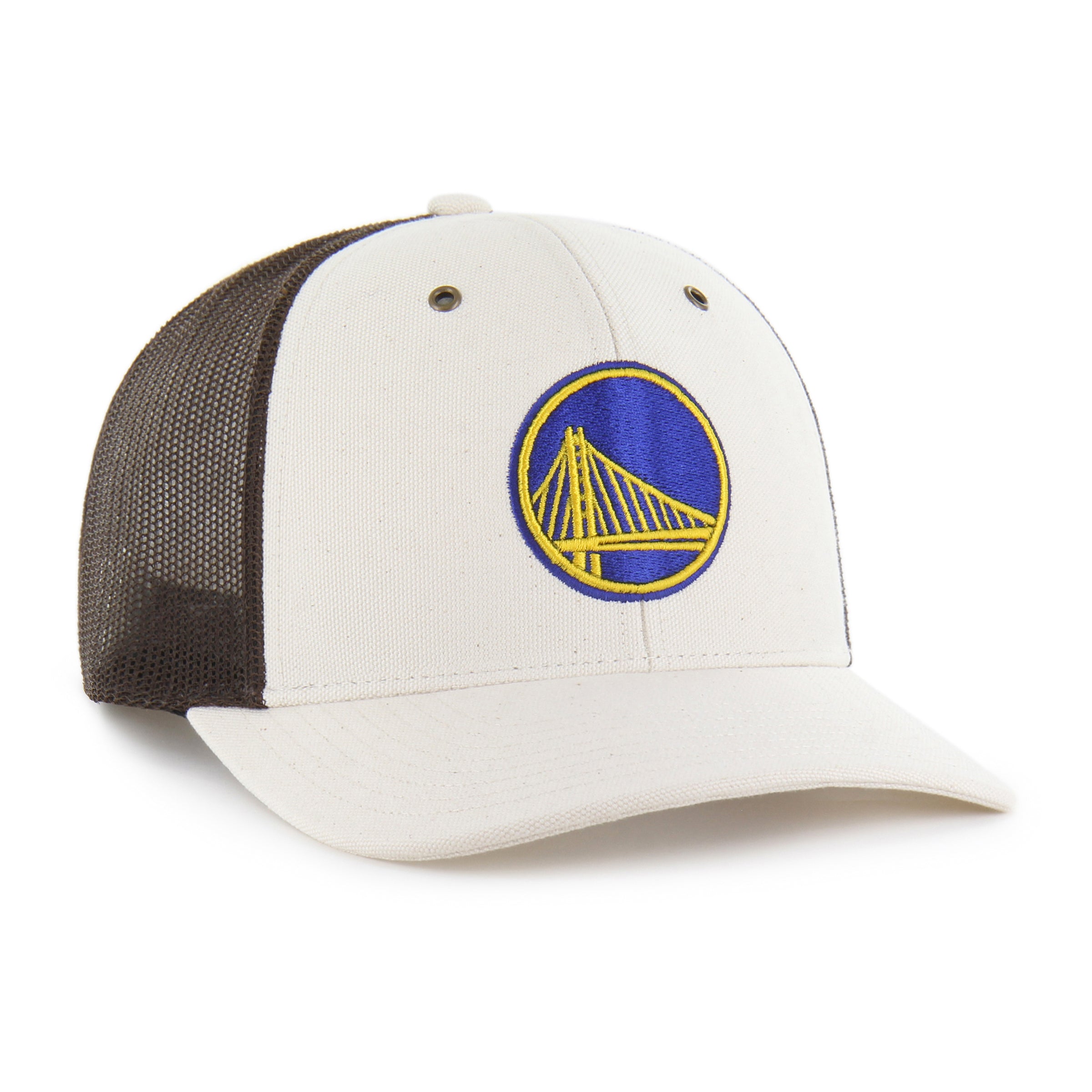 47-brand-47-trucker-golden-state-warriors-cap-natural-osf image 4