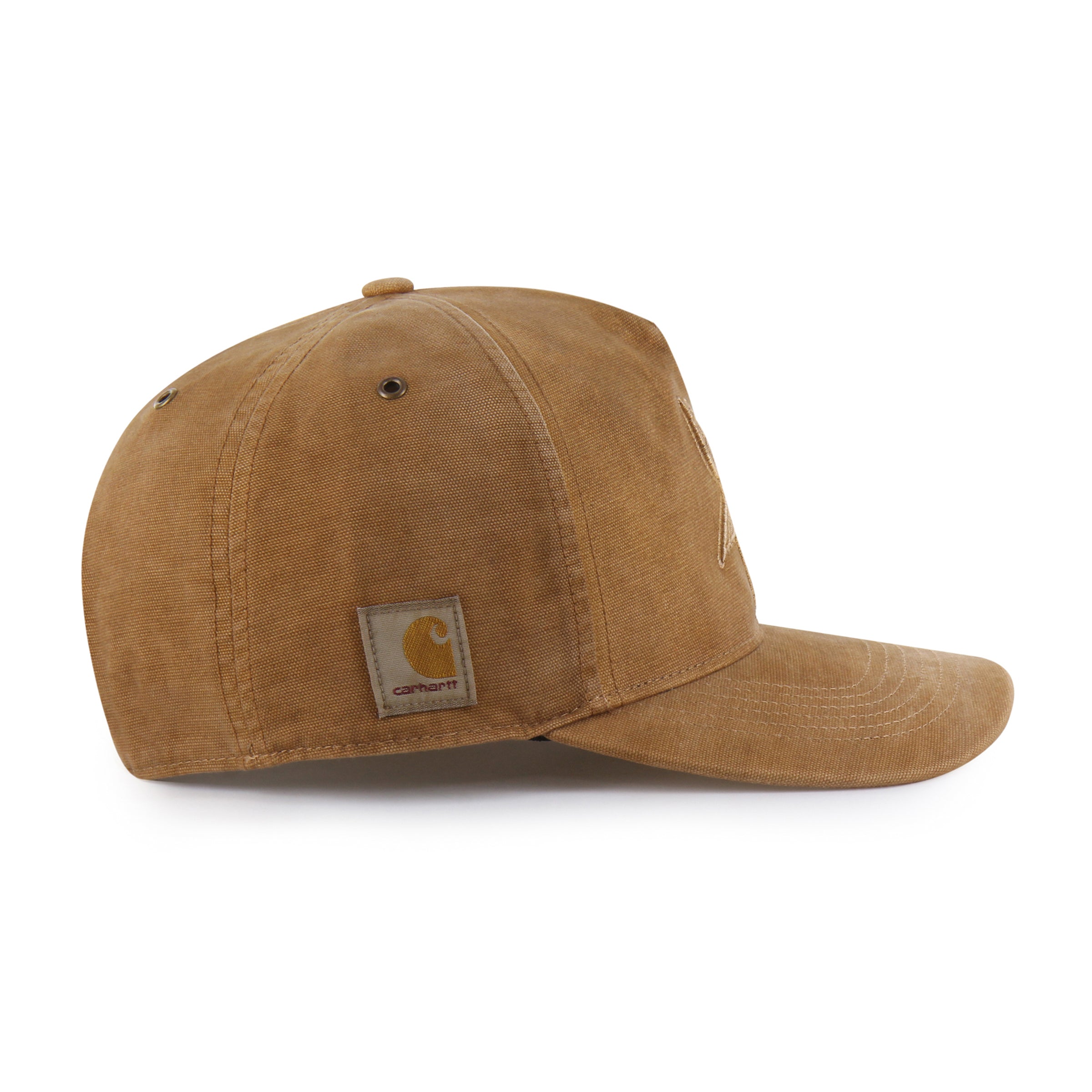 47-brand-minnesota-vikings-hitch-cap-carhartt-brown-snapback image 2