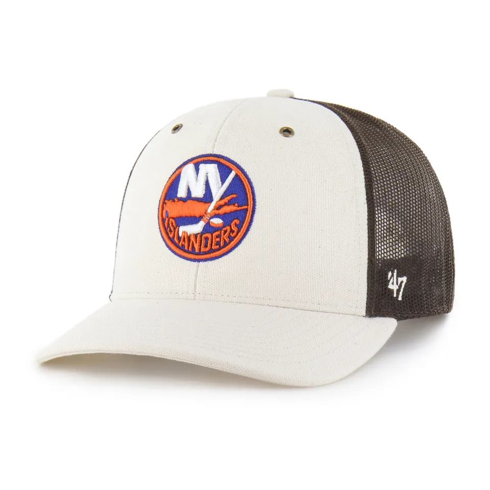 47-trucker-new-york-islanders-carhartt-undyed-cap-natural image 1