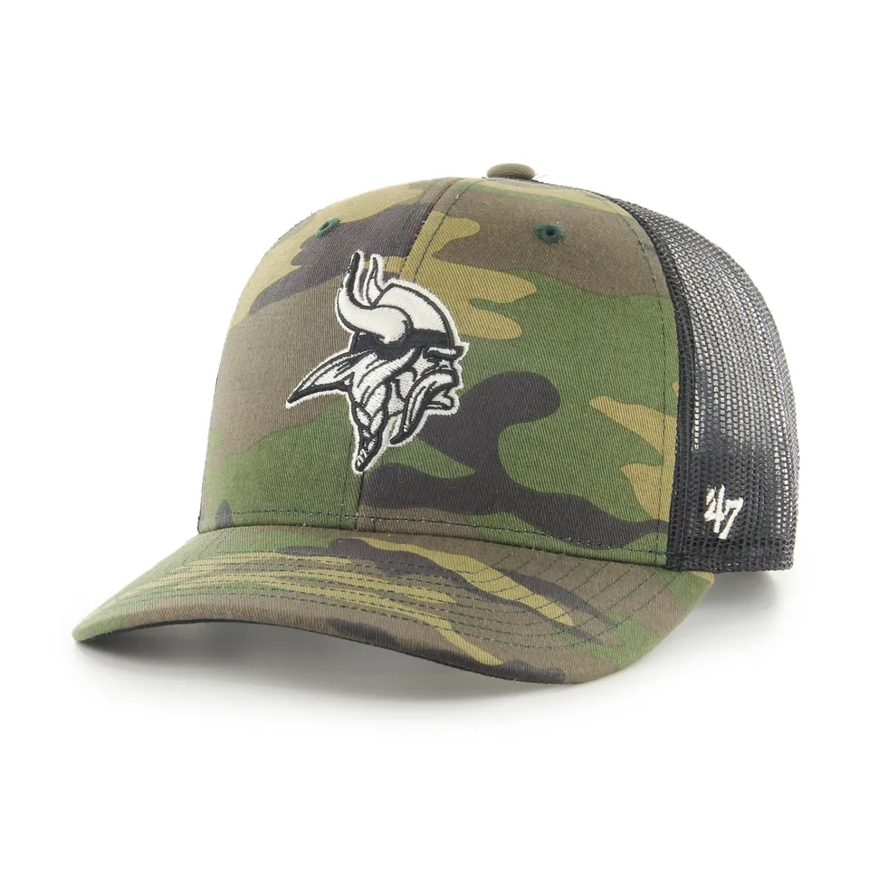 47-brand-trucker-minnesota-vikings-cap-camo-snapback-mesh image 1