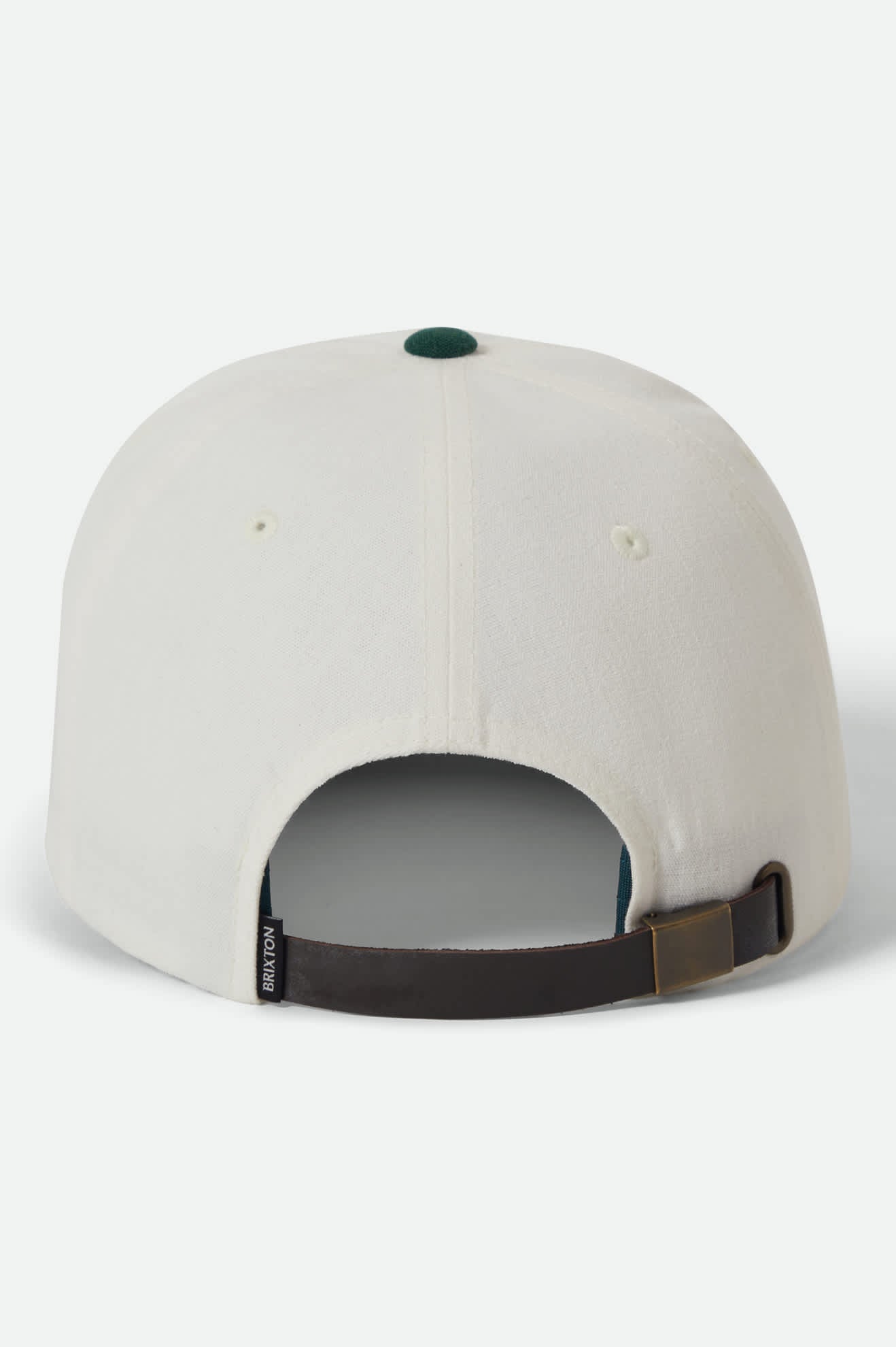 brixton-big-b-adjustable-hat-basecap-off-white-primal-green-baumwolle image 2