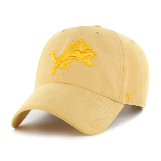47-brand-clean-up-detroit-lions-ballpark-suede-cap-gold image 1