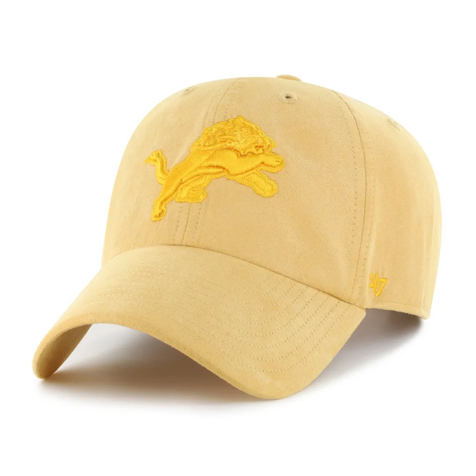 47-brand-clean-up-detroit-lions-ballpark-suede-cap-gold image 1