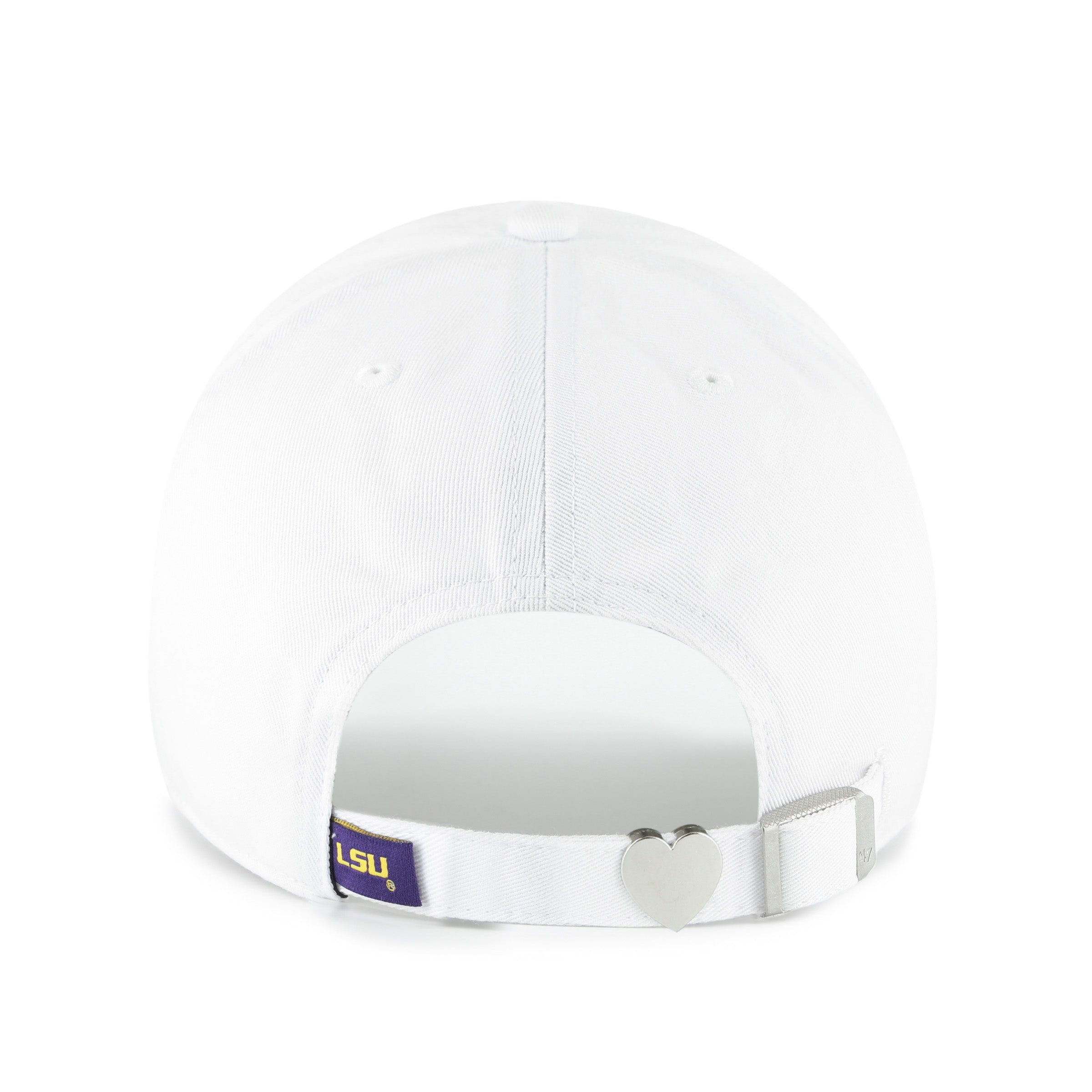 47-clean-up-lsu-tigers-cap-white-script-trendy image 2