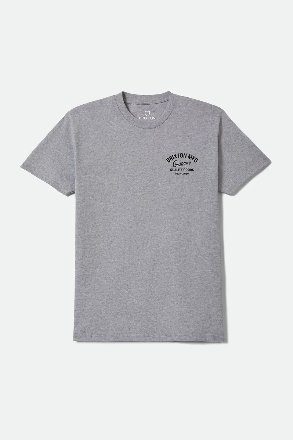 brixton-straton-standard-t-shirt-heather-grey-baumwolle image 1