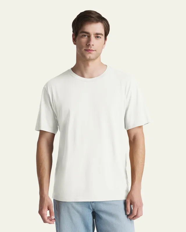 47-brand-basics-everyday-t-shirt-sandstone-baumwolle image 1