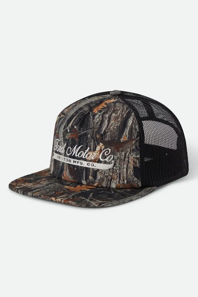 brixton-ford-trucker-cap-boxwood-green image 1