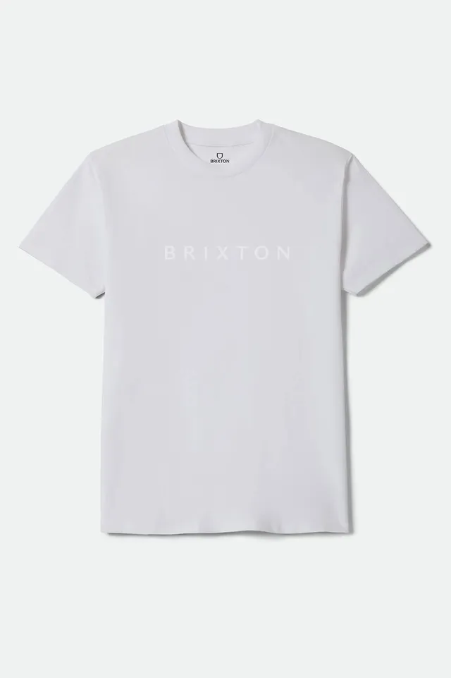 brixton-alpha-line-standard-t-shirt-white-baumwolle image 1