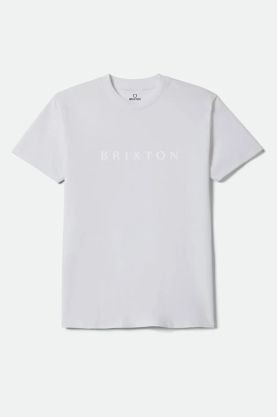 brixton-alpha-line-standard-t-shirt-white-baumwolle image 1