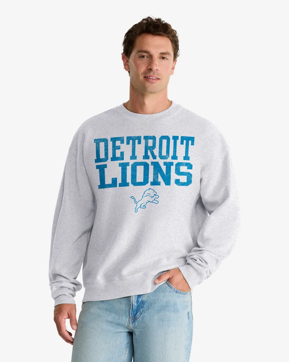47-foundation-detroit-lions-campus-stack-sweatshirt-grau-herren image 1