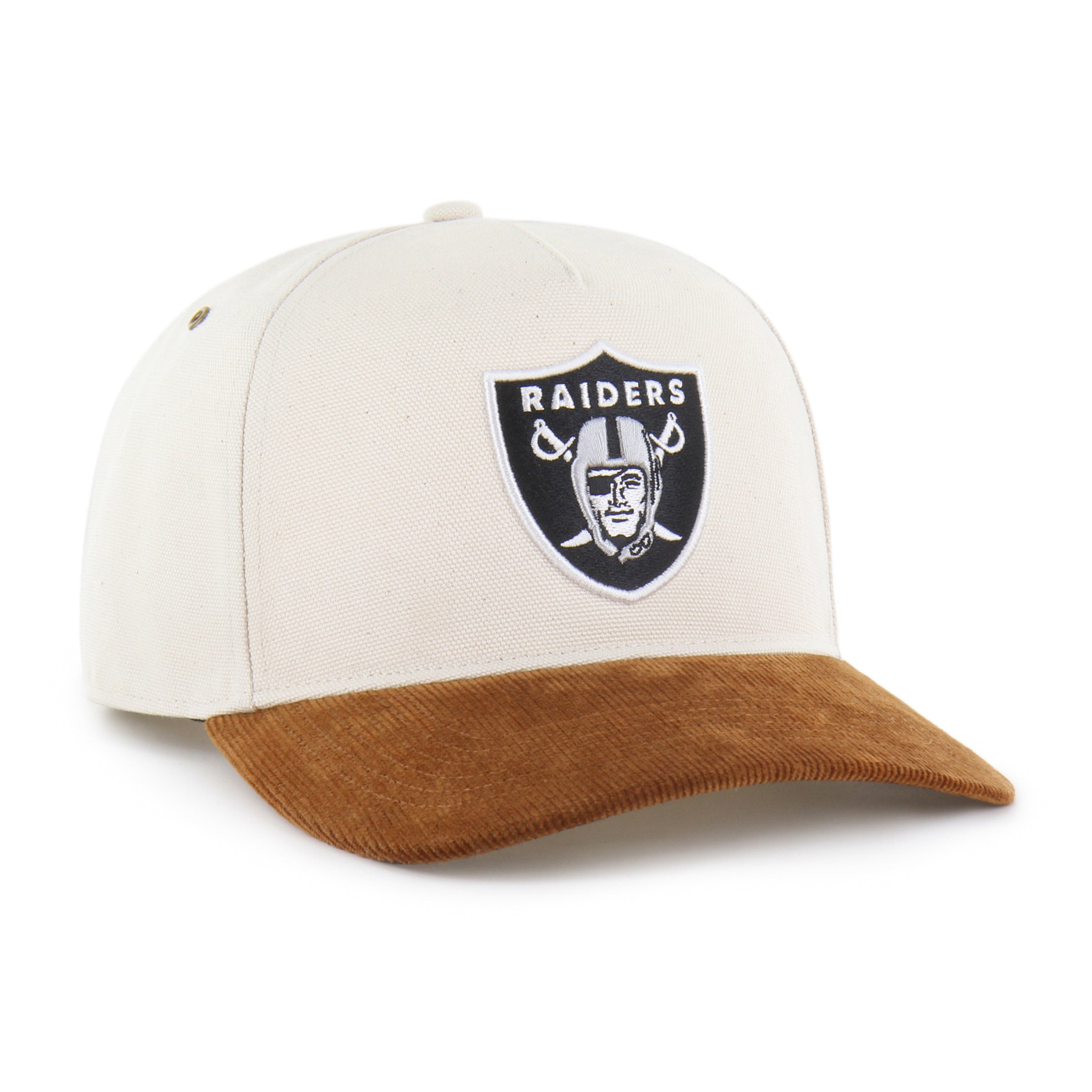 47-brand-hitch-rf-relaxed-fit-snapback-cap-raiders-natural image 4
