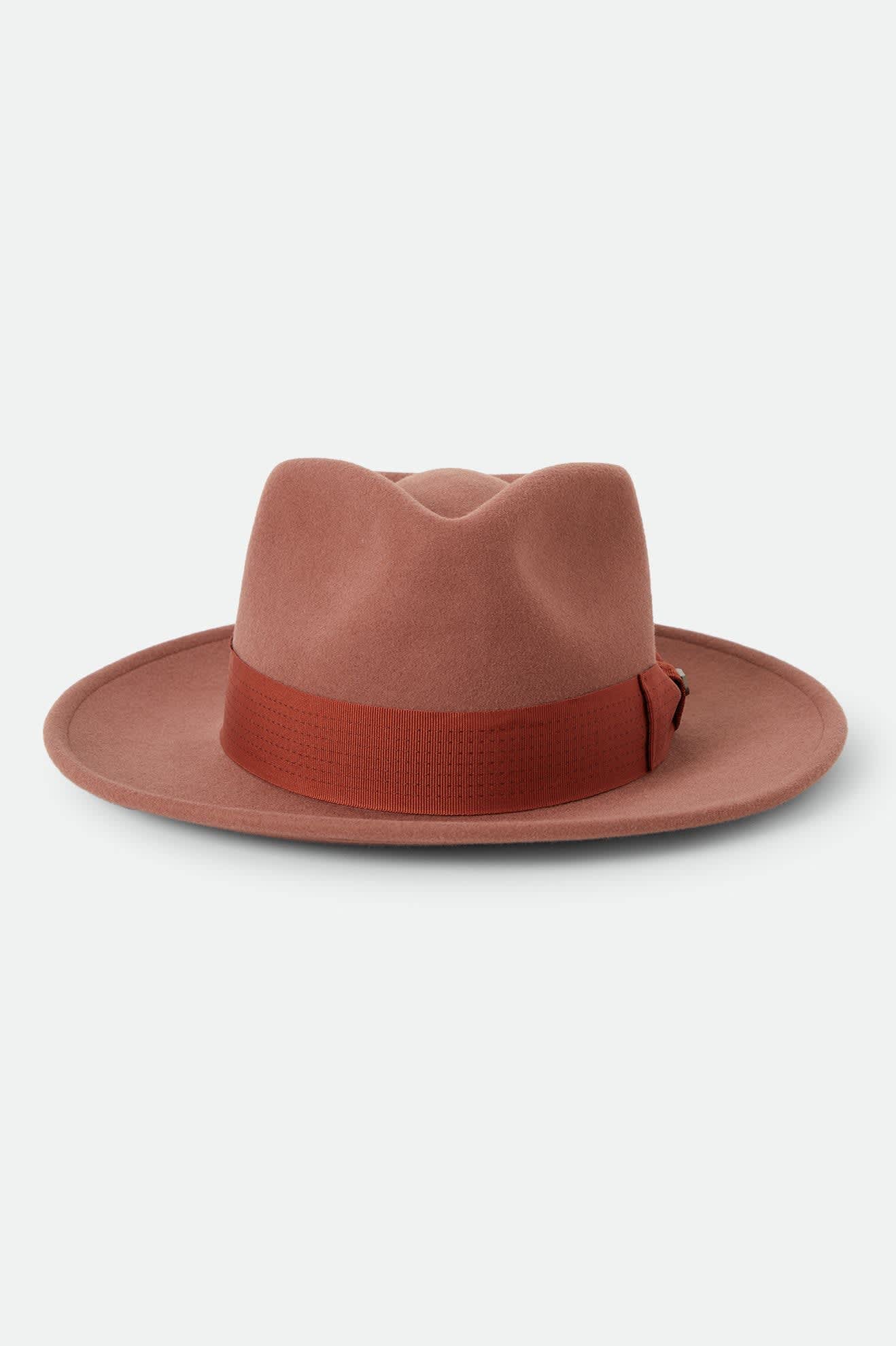 brixton-eames-fedora-wollfilz-hut-teak-caramel image 6