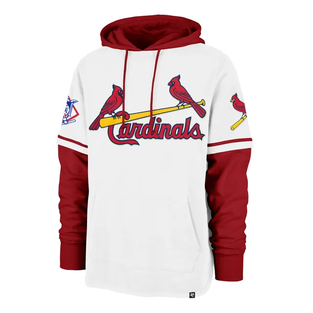47-brand-shortstop-st-louis-cardinals-hoodie-white-wash image 1