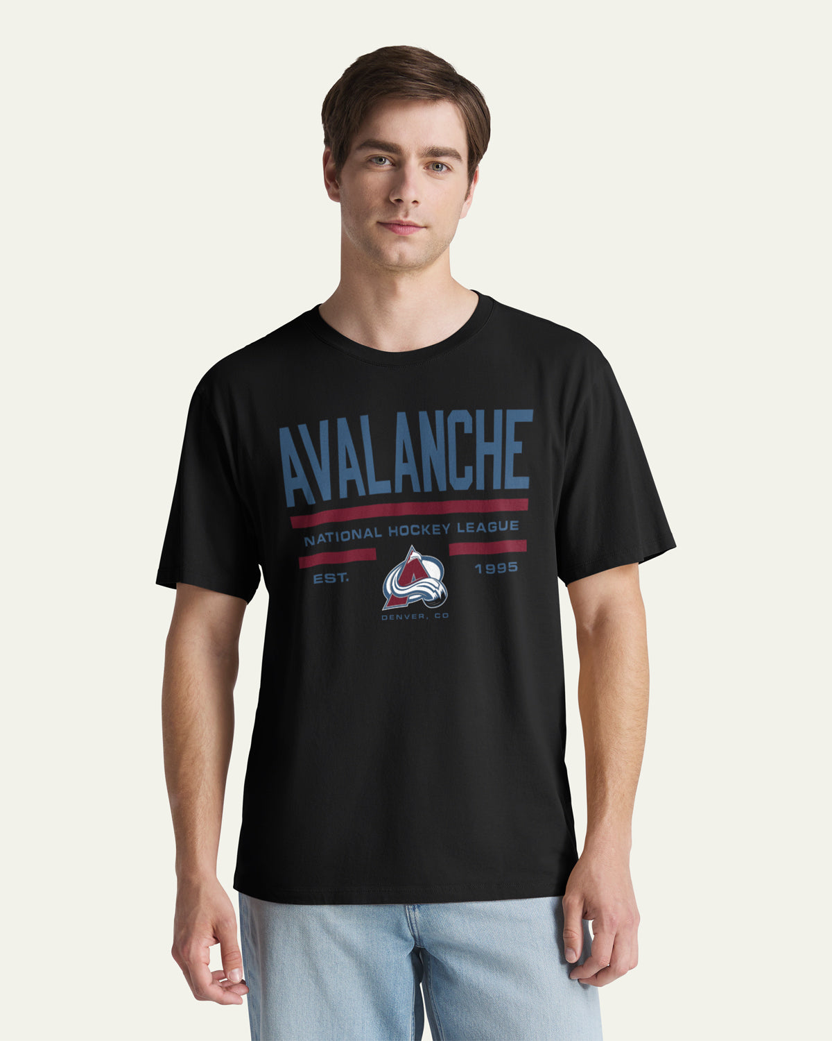 47-brand-foundation-avalanche-stack-block-t-shirt-schwarz-baumwolle image 1