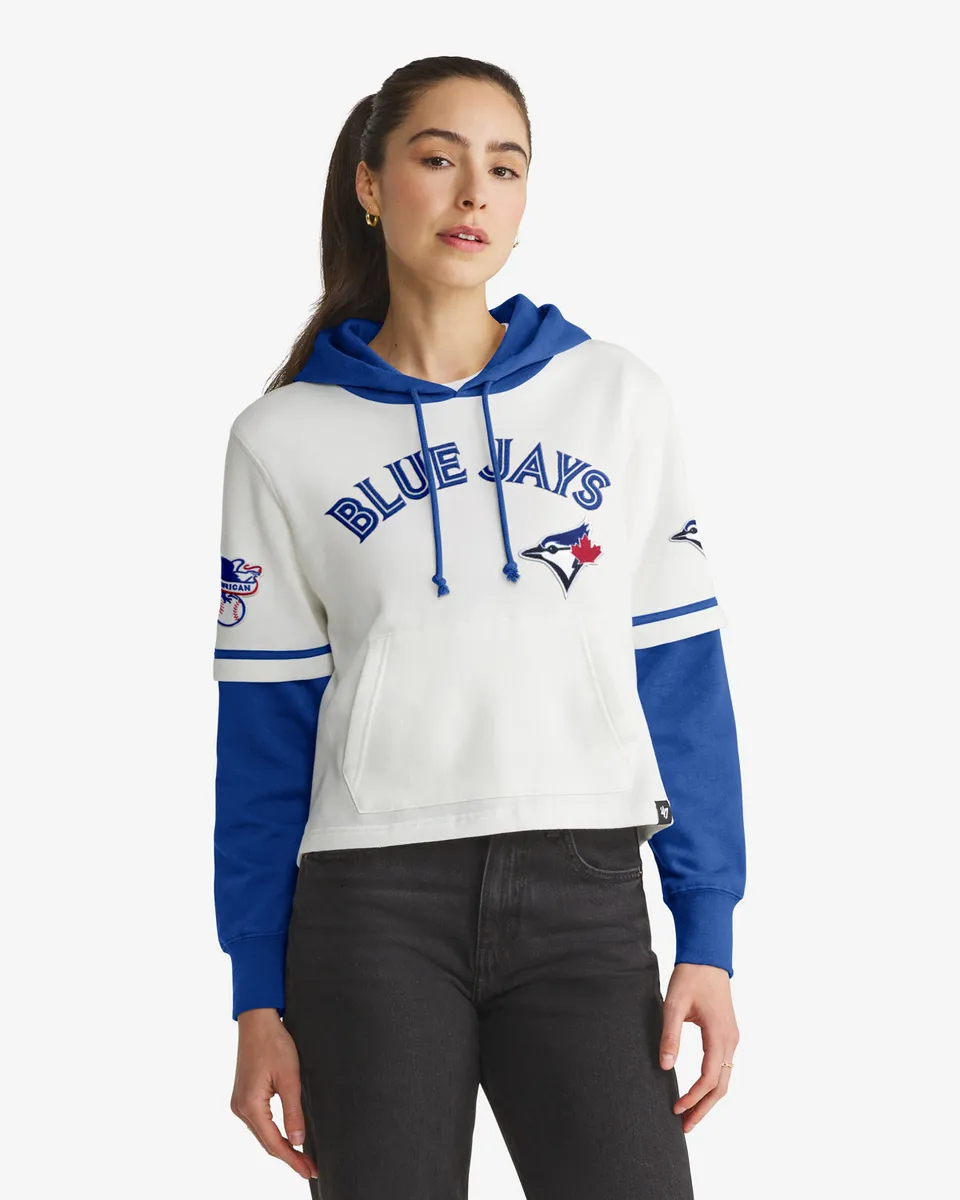 47-shortstop-toronto-blue-jays-hoodie-white-wash-damen image 1